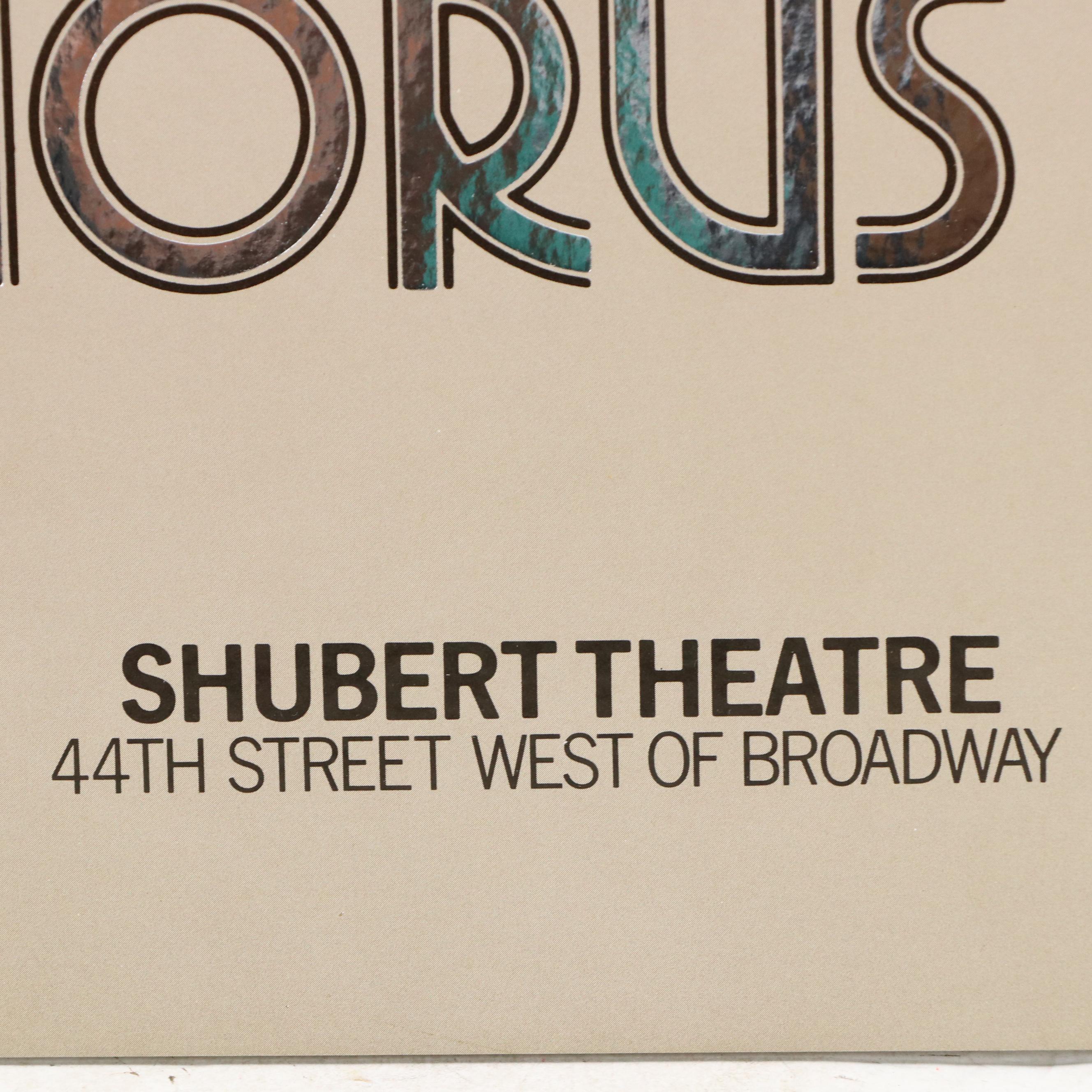 Broadway Musical Prints Including Etching of Liza Minelli from "Chicago," 1989