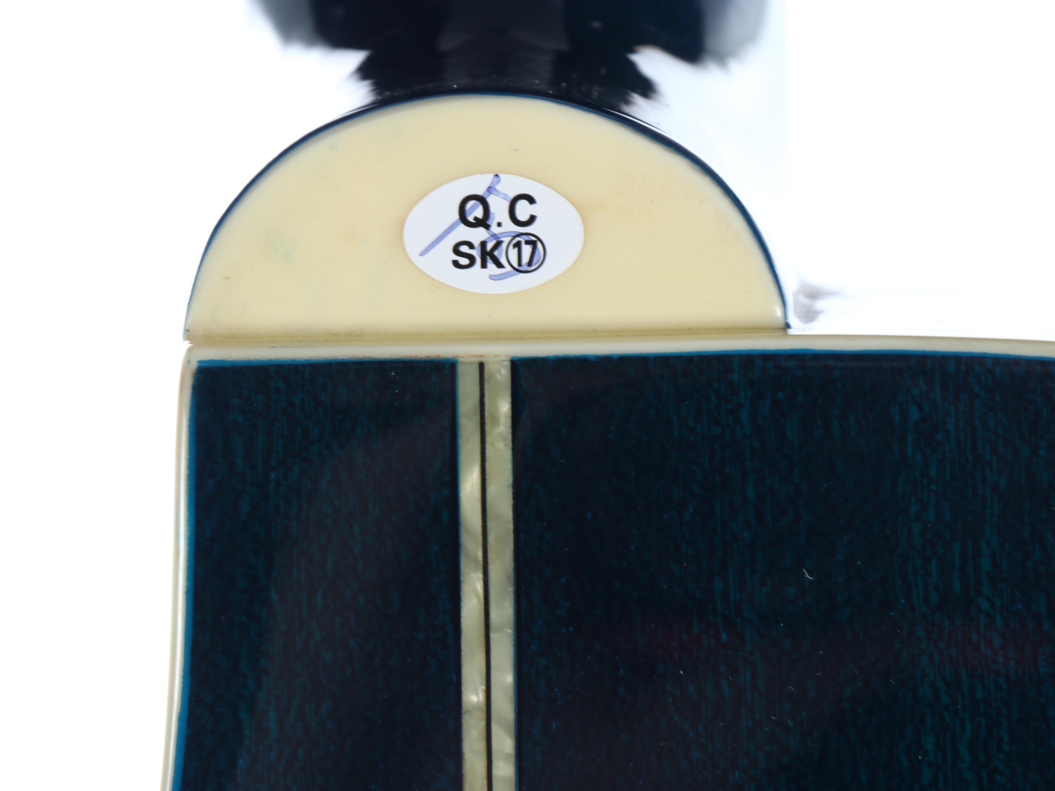 Oscar Schmidt by Washburn Flame Trans Blue Electric Acoustic Guitar