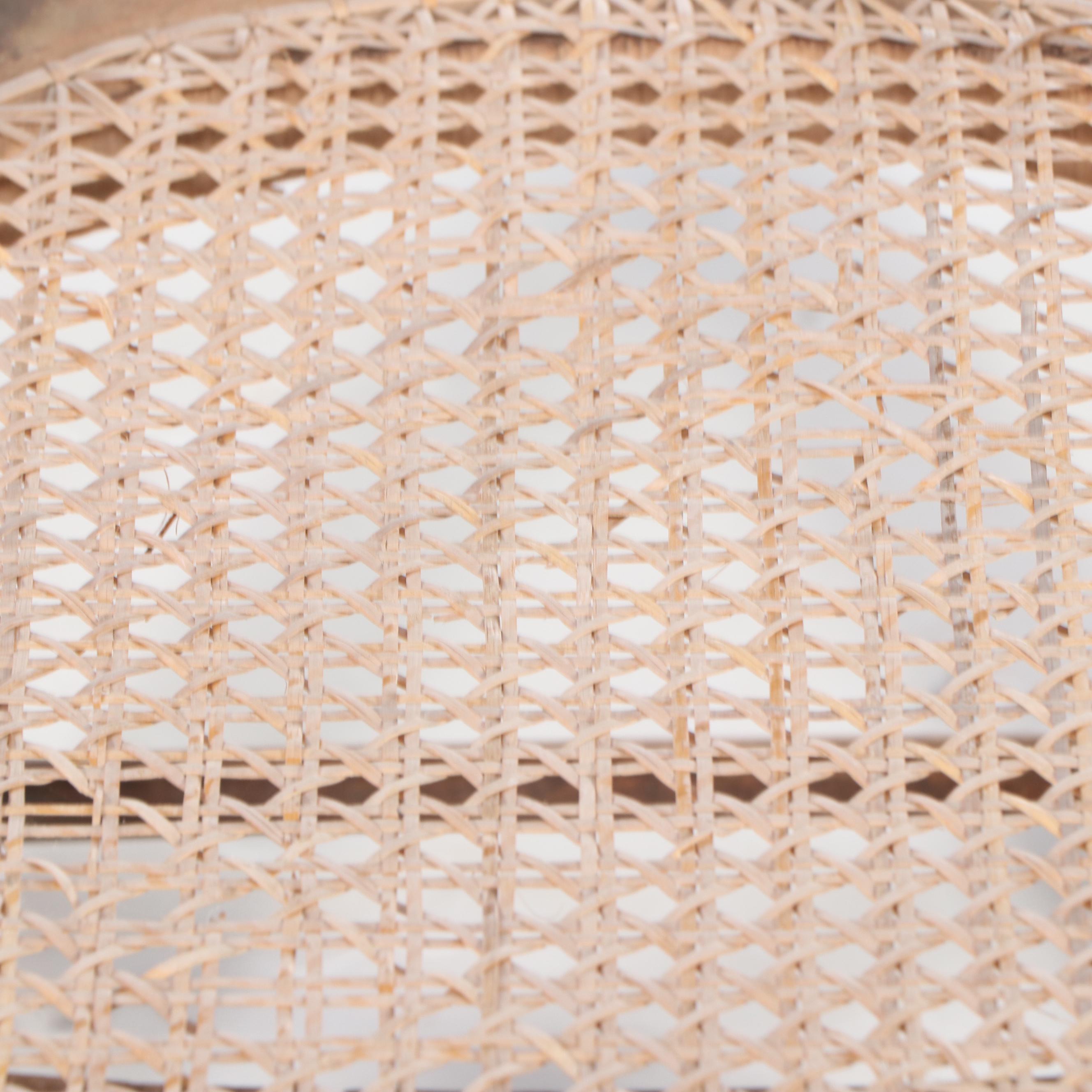 Rocking Chair With Woven Cane Seat