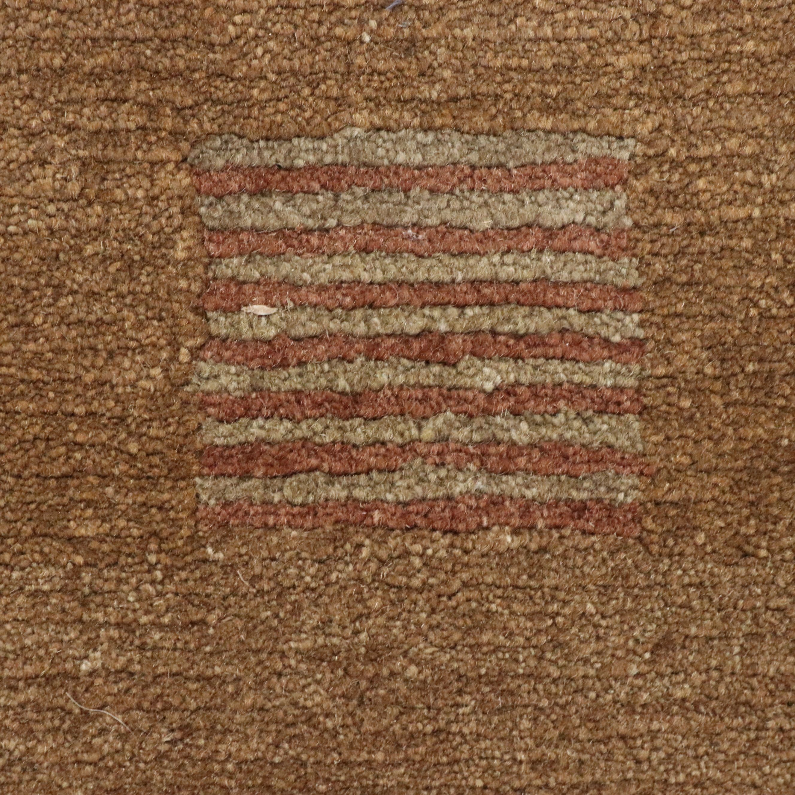 6'1 x 9' Hand-Knotted Nepalese Modernist Style Area Rug