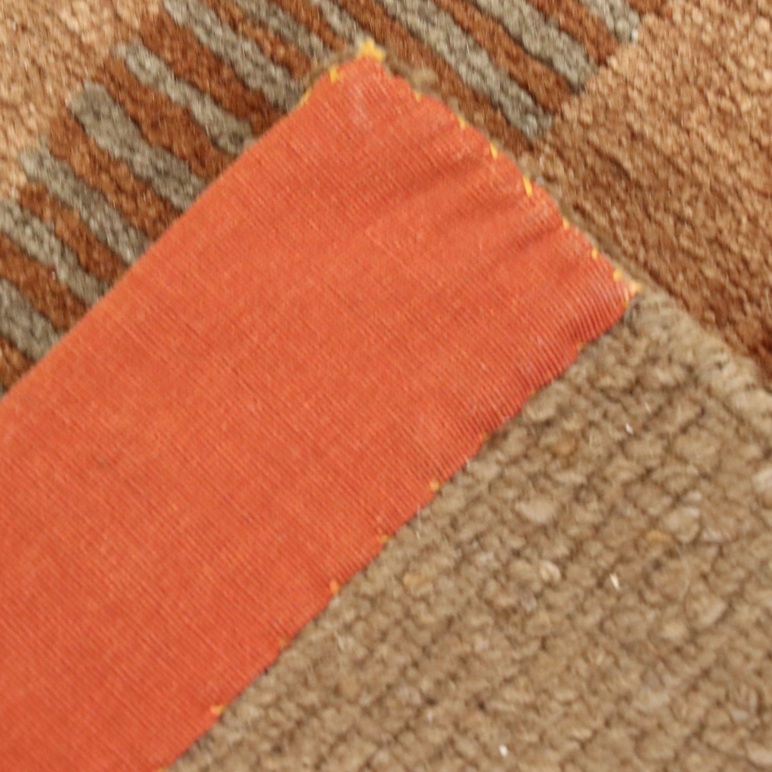 6'1 x 9' Hand-Knotted Nepalese Modernist Style Area Rug