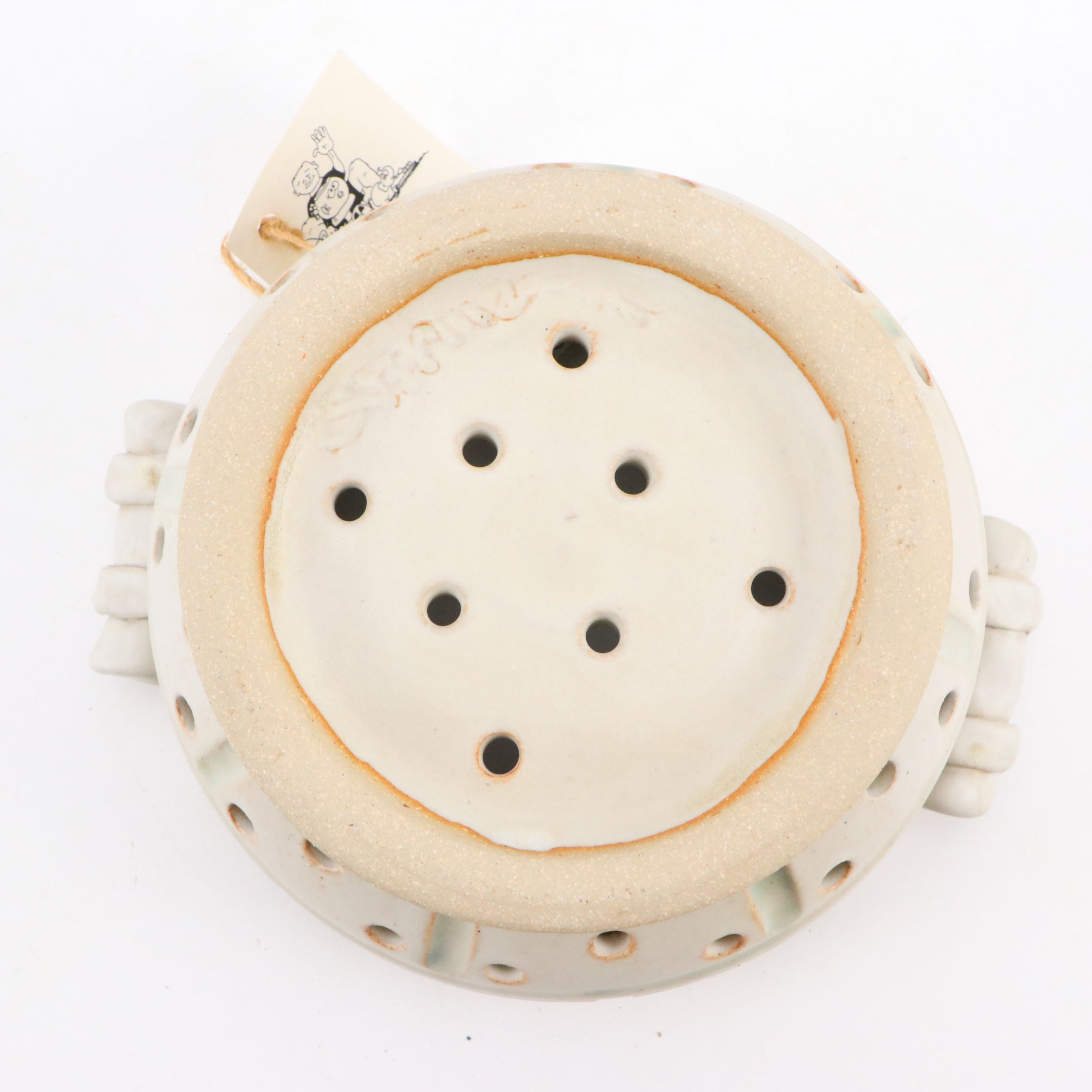 Dick Overman Stoneware Colander and Dish