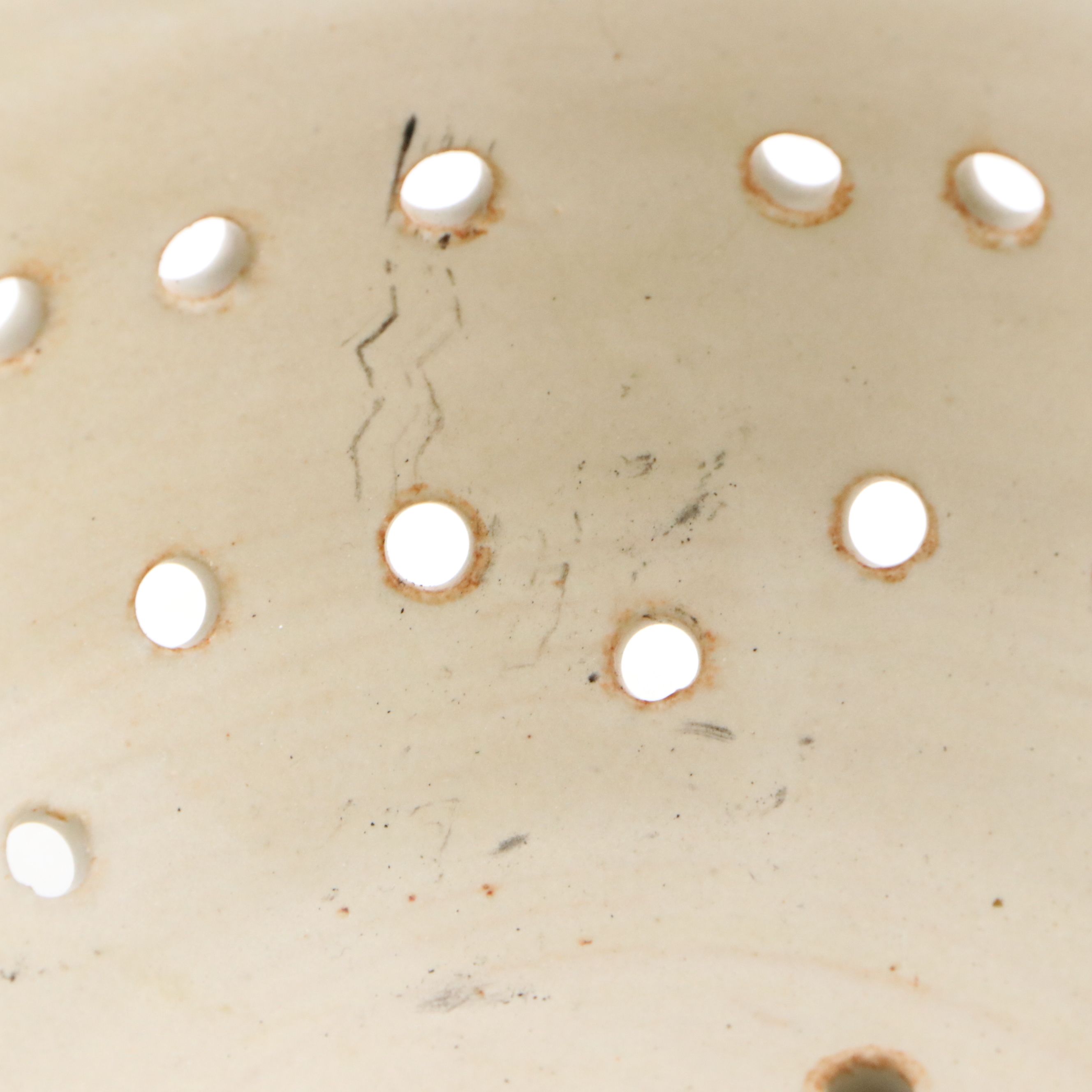 Dick Overman Stoneware Colander and Dish