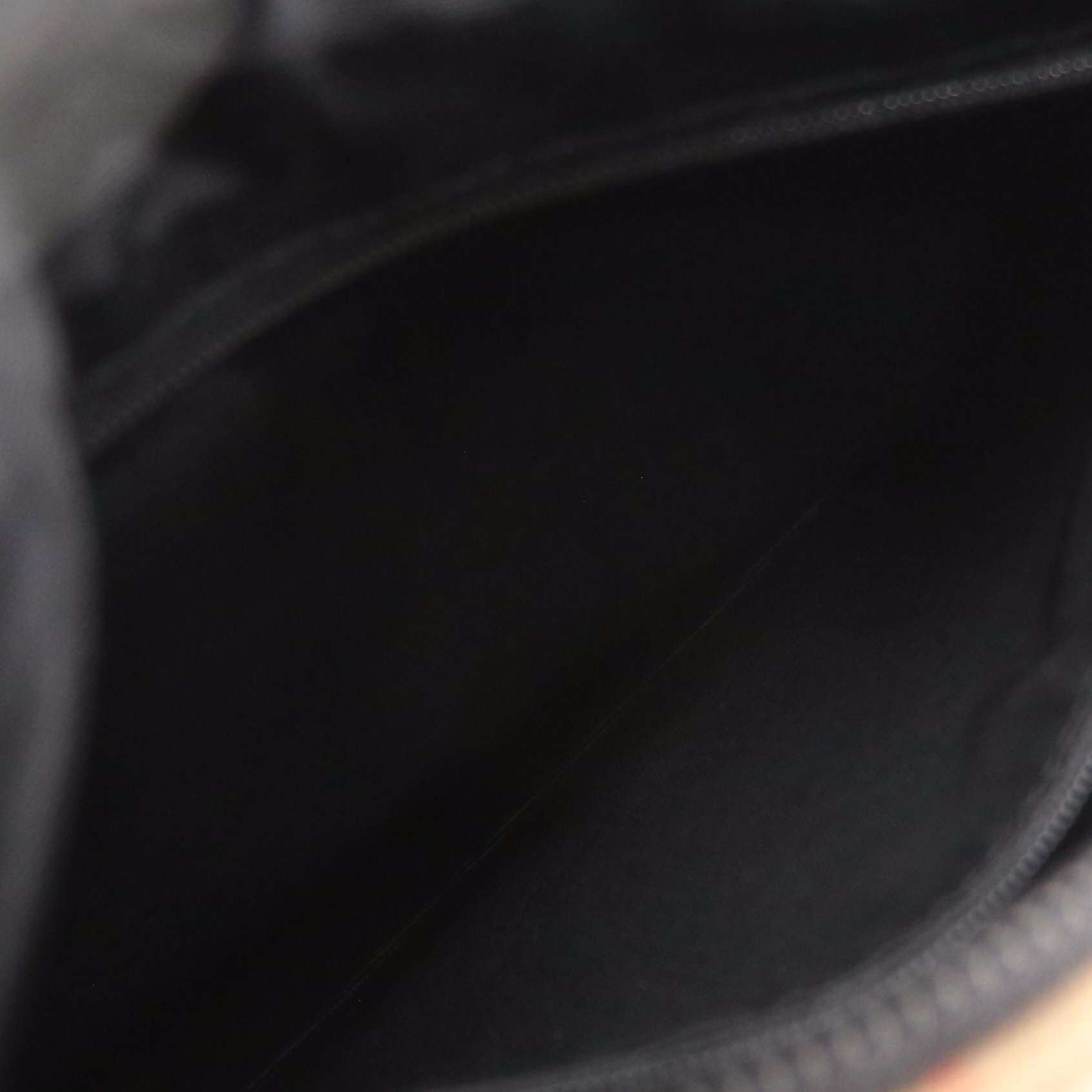 Burberrys Shoulder Bag in Haymarket Check Canvas and Black Leather Trim