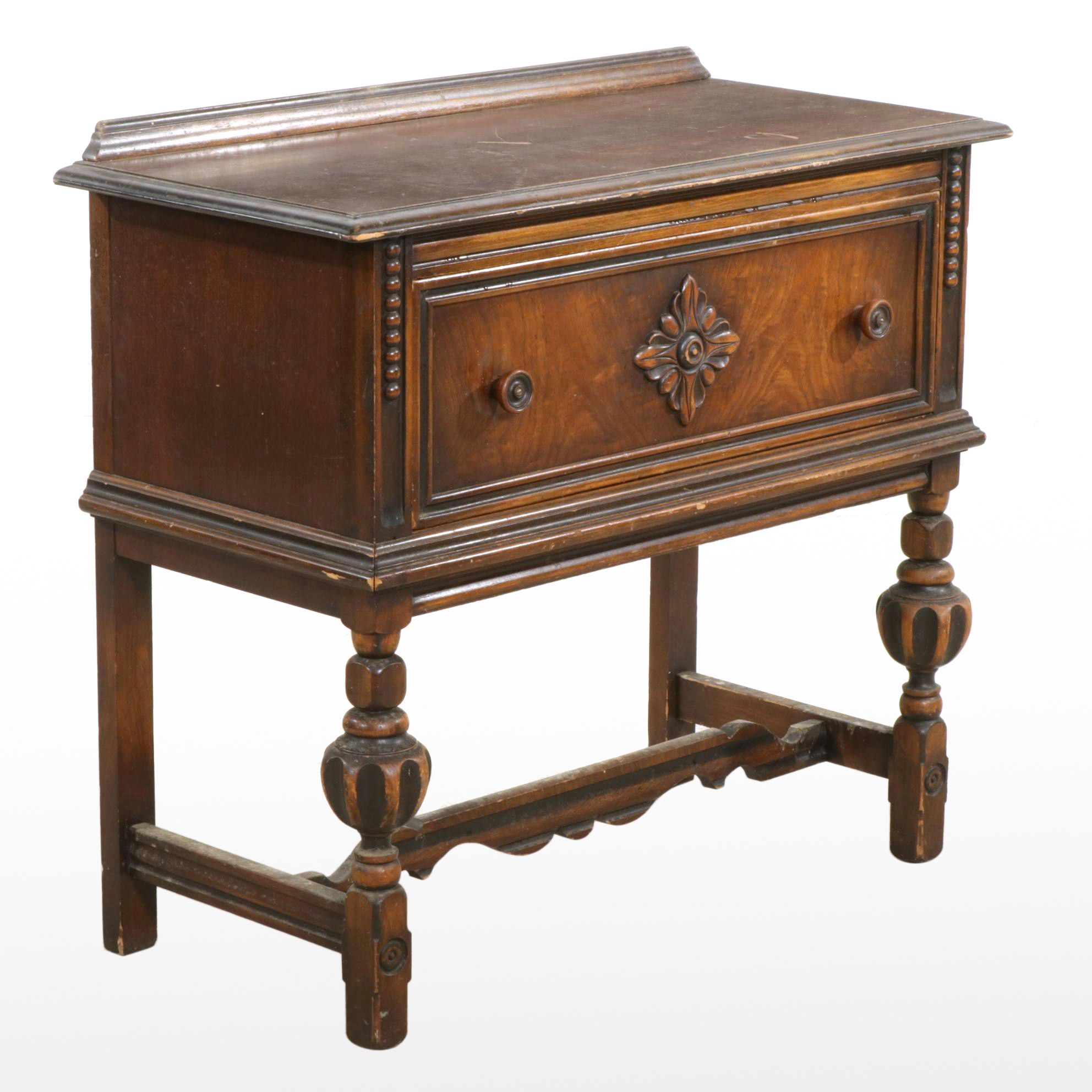 Berkey & Gay Jacobean Style Walnut Sideboard, Early 20th Century