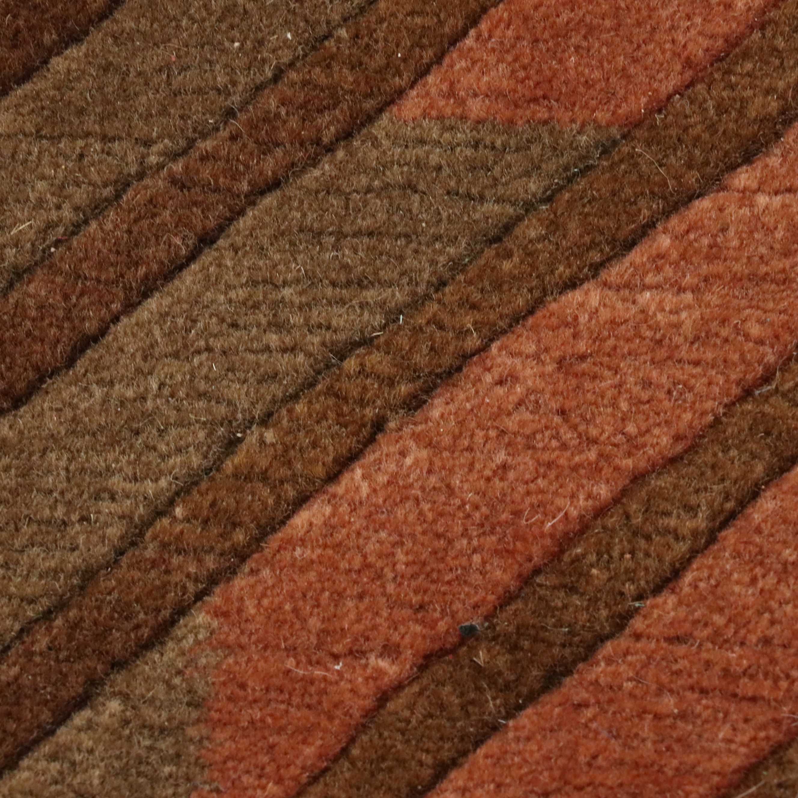 4' x 6'3 Hand-Knotted M. D. & Co. Inc. Nepalese Modernist Style Area Rug