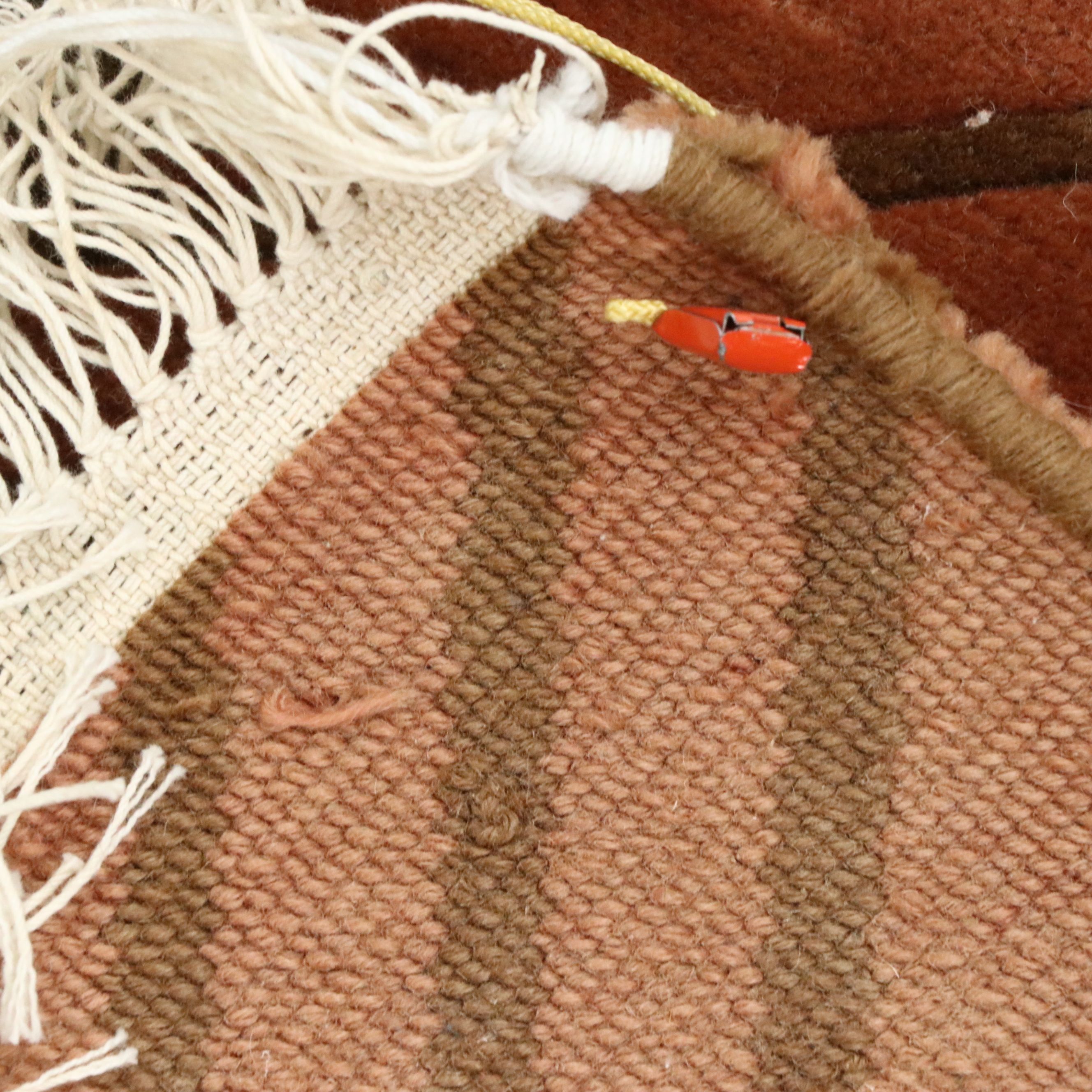 4' x 6'3 Hand-Knotted M. D. & Co. Inc. Nepalese Modernist Style Area Rug