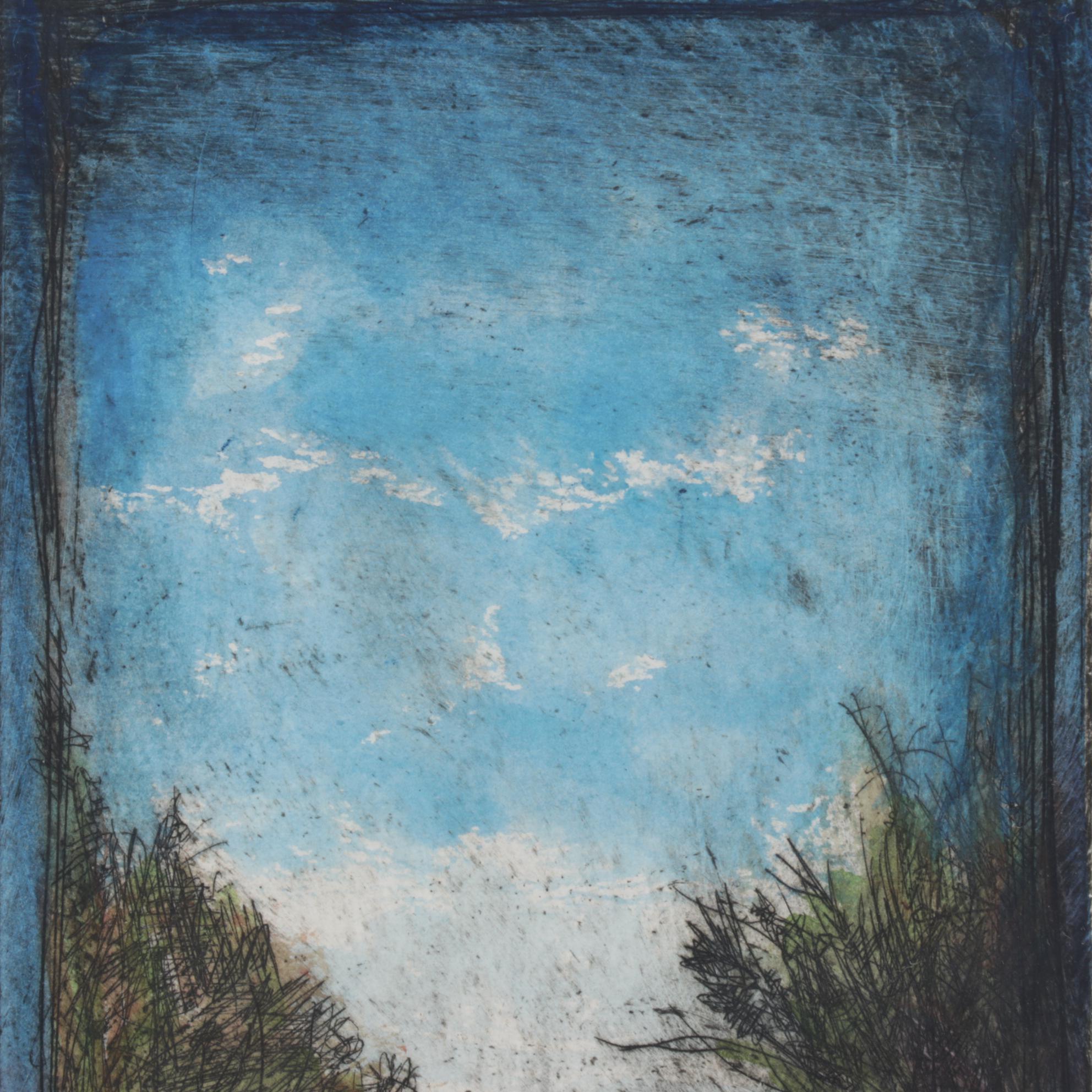 William McCarthy "Inlet" Hand-Colored Etching, 1996