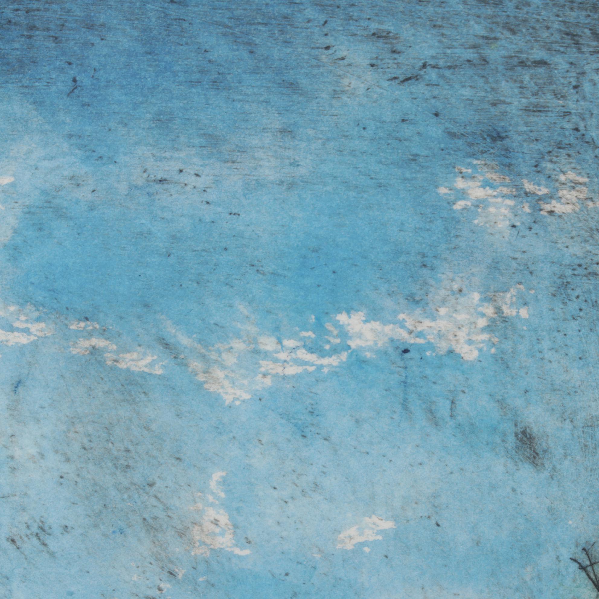 William McCarthy "Inlet" Hand-Colored Etching, 1996