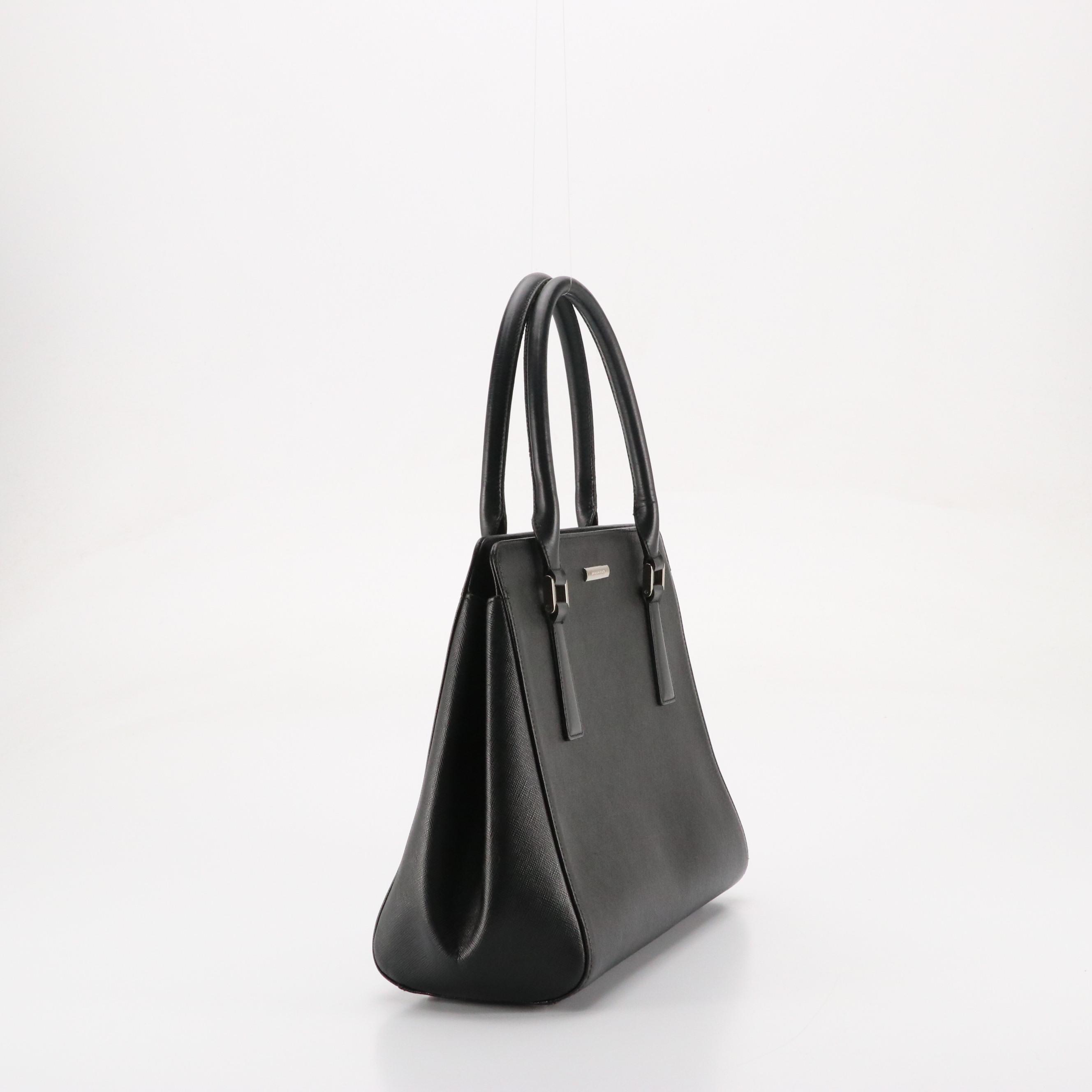 Burberry Handbag Tote in Black Saffiano Leather