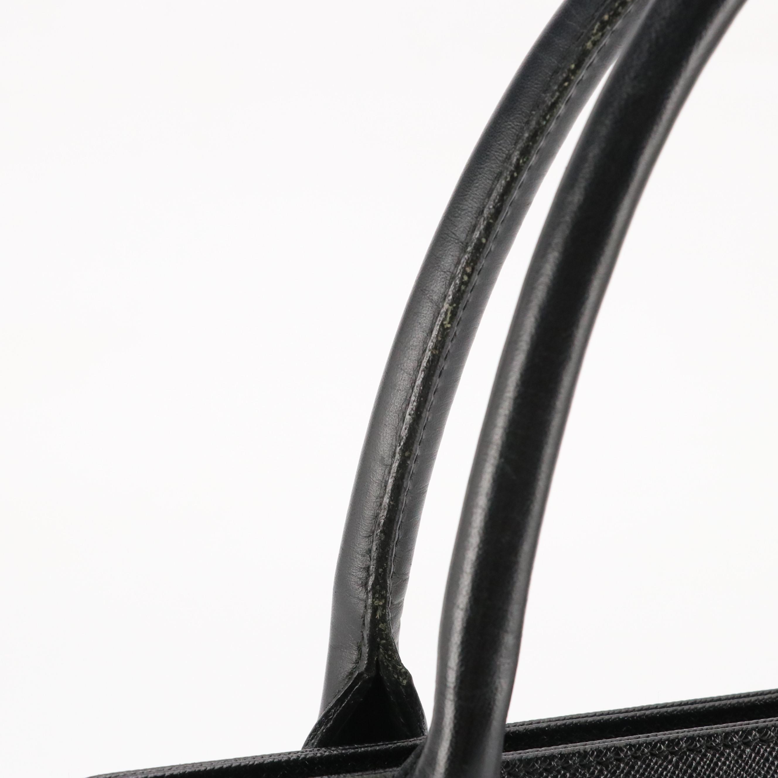 Burberry Handbag Tote in Black Saffiano Leather