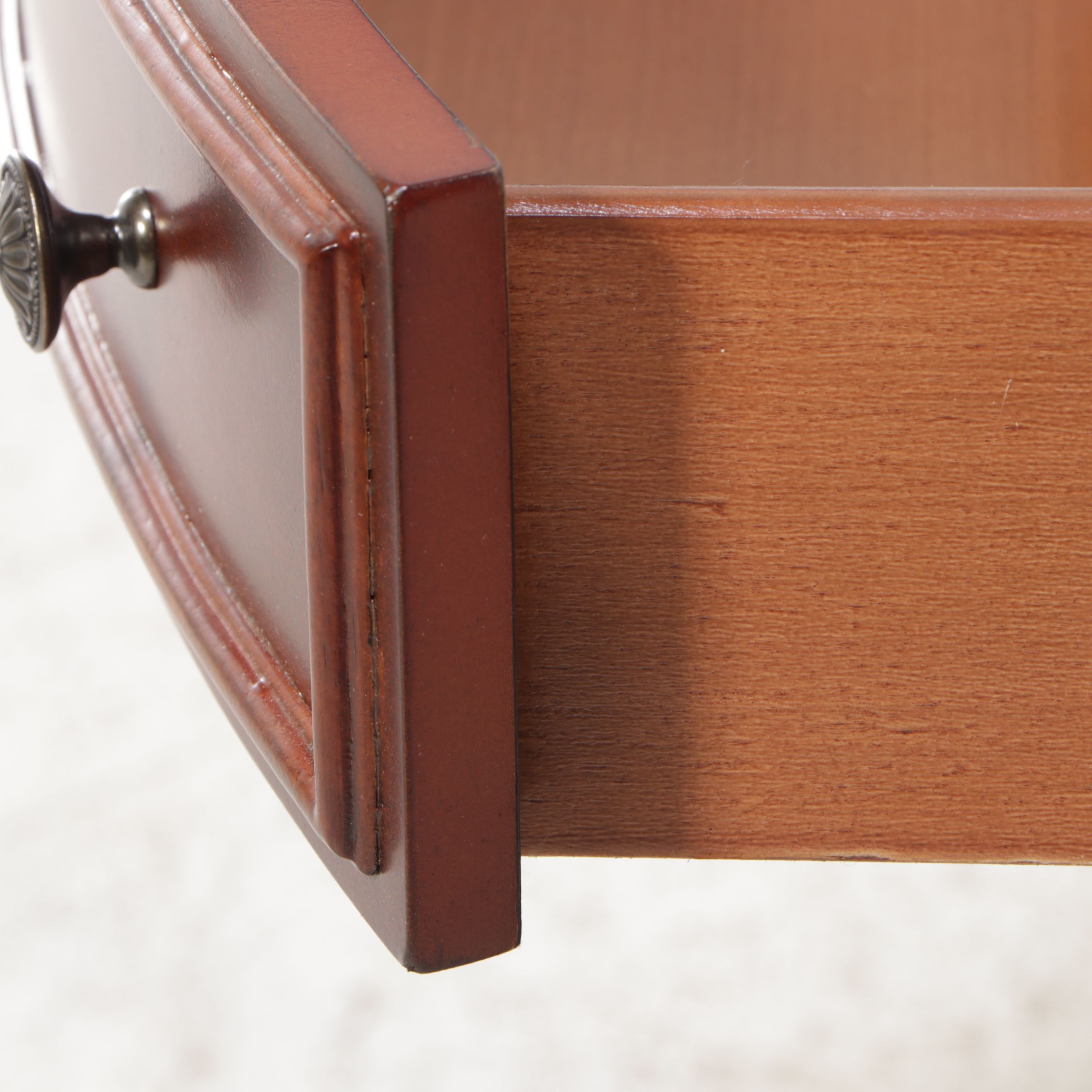 Hooker Furniture Mahogany Demilune Hall Table