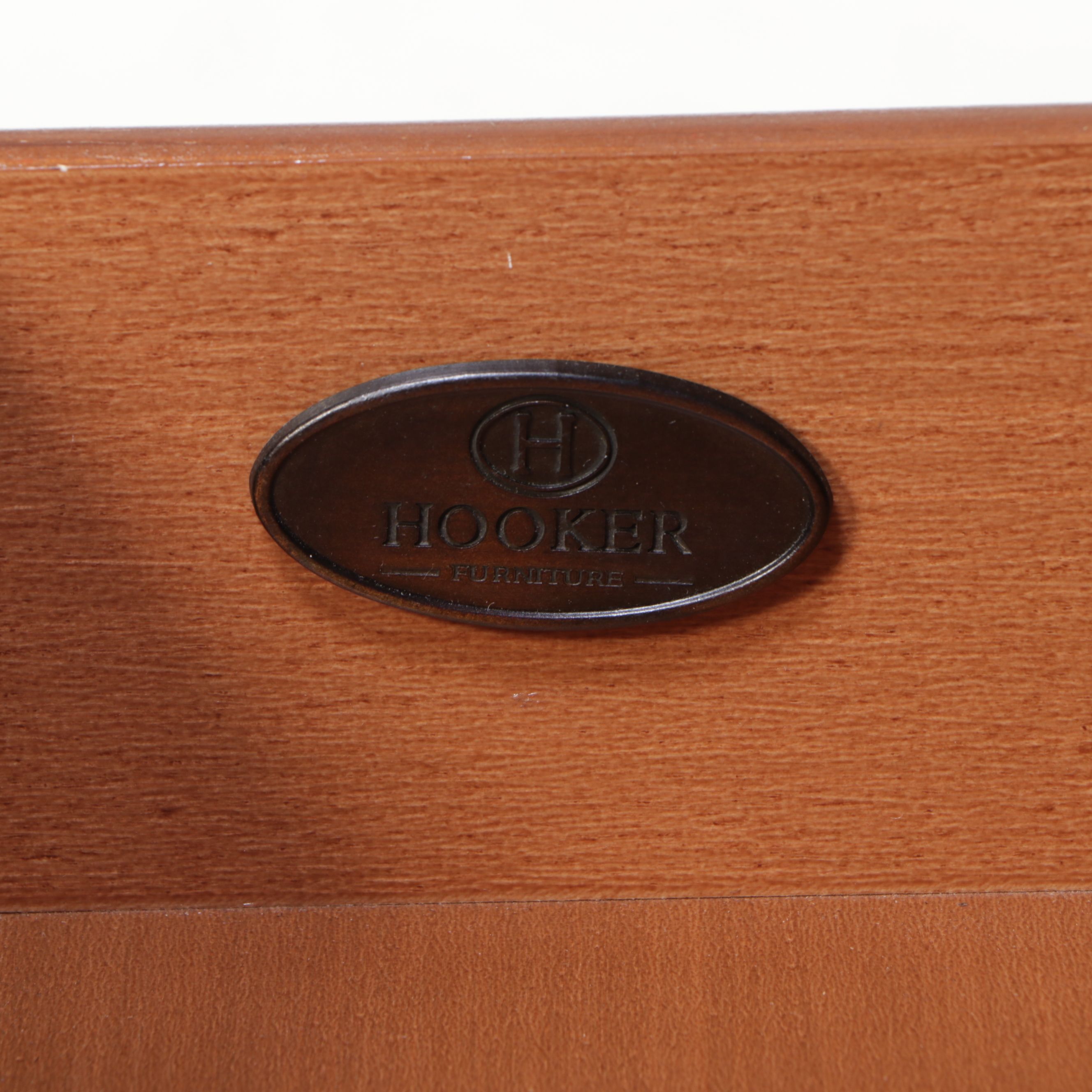 Hooker Furniture Mahogany Demilune Hall Table