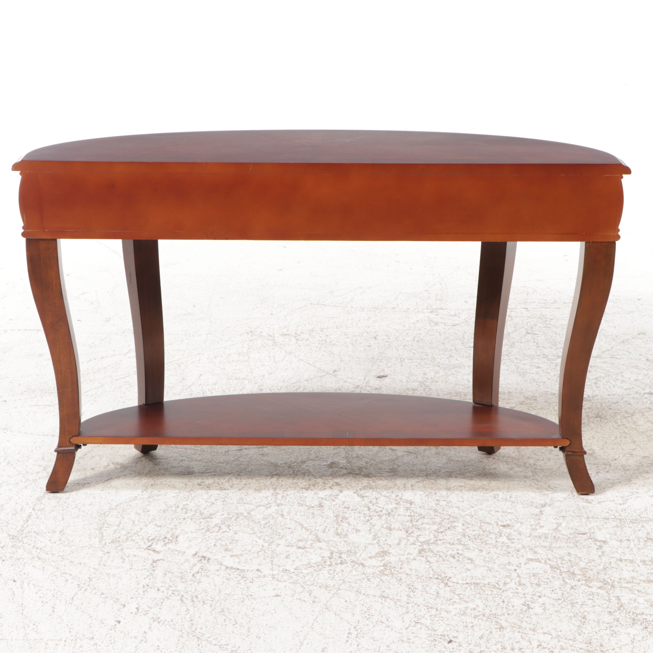 Hooker Furniture Mahogany Demilune Hall Table
