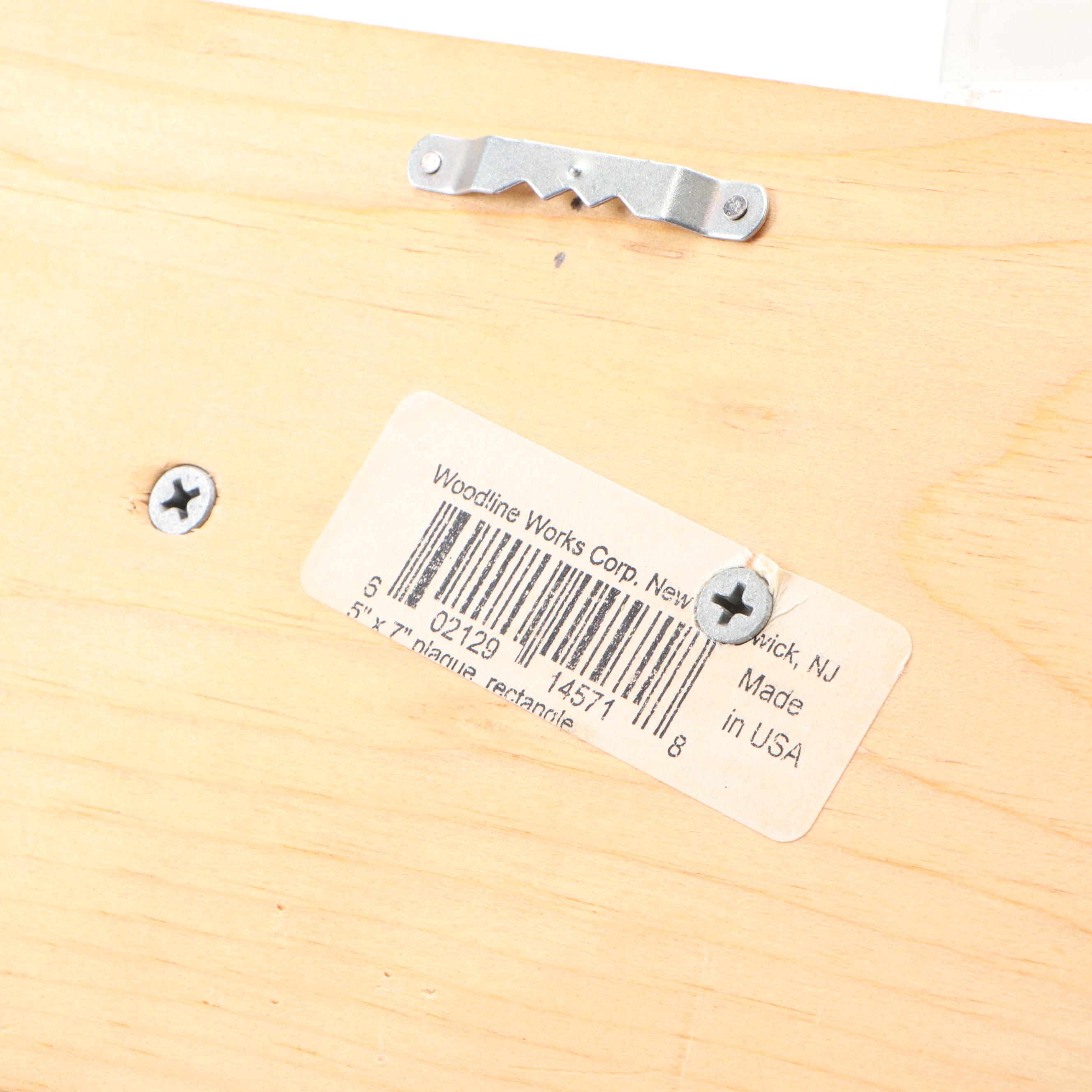 Brass Elephant with Wall Hanging Plaques