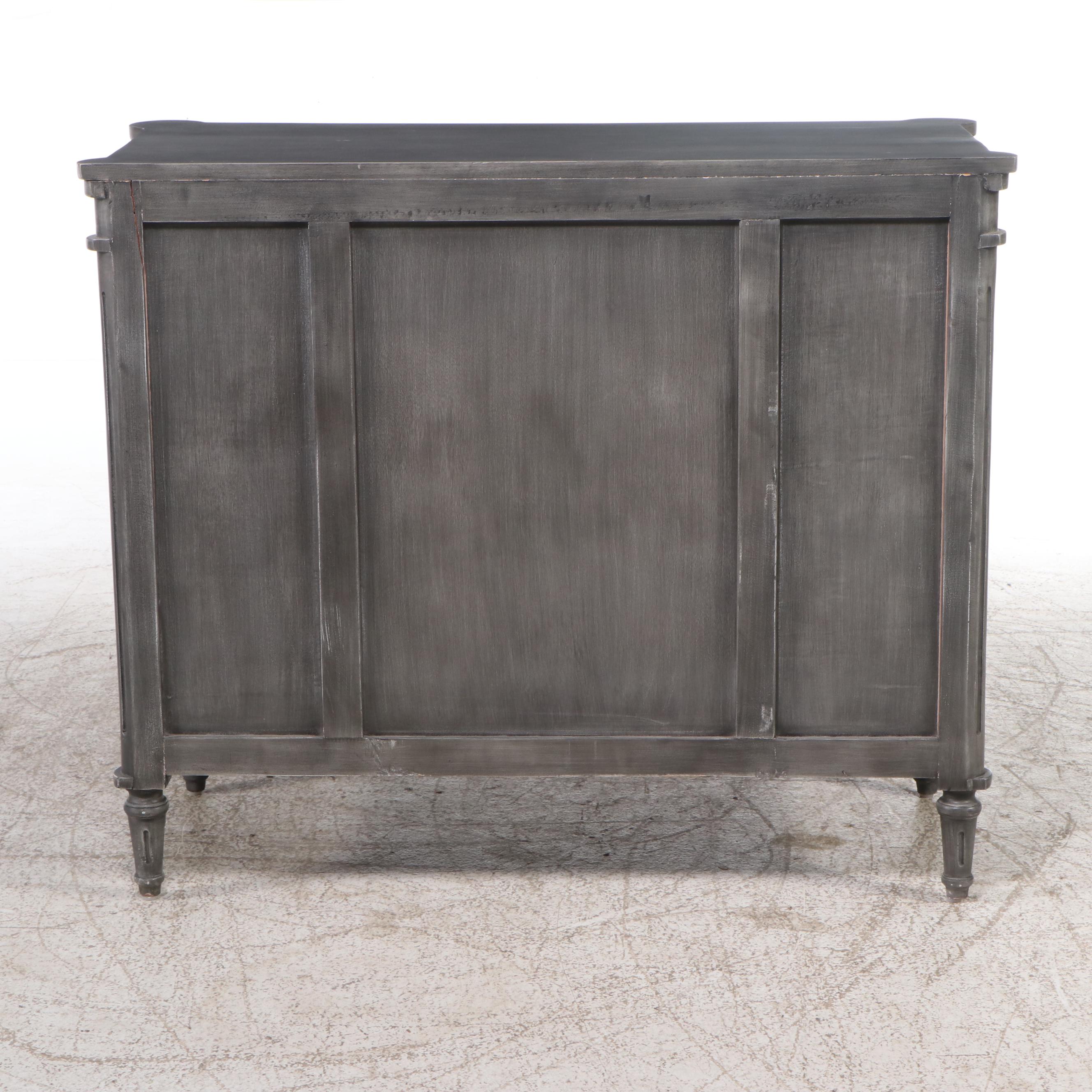 Contemporary Painted Grey Three-Drawer Chest
