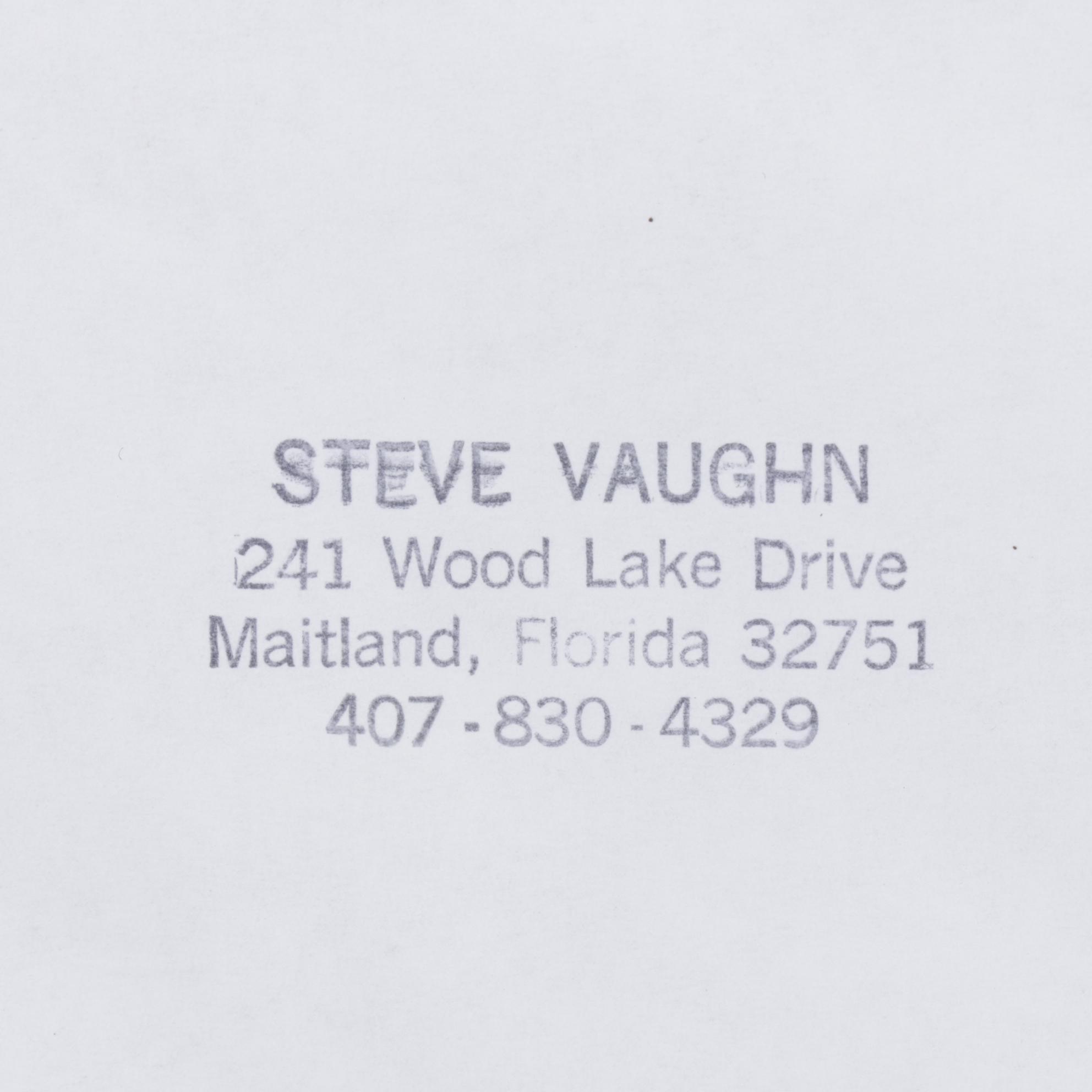 Steve Vaughn "The Perfect Storm" Panoramic Photograph, Late 20th Century