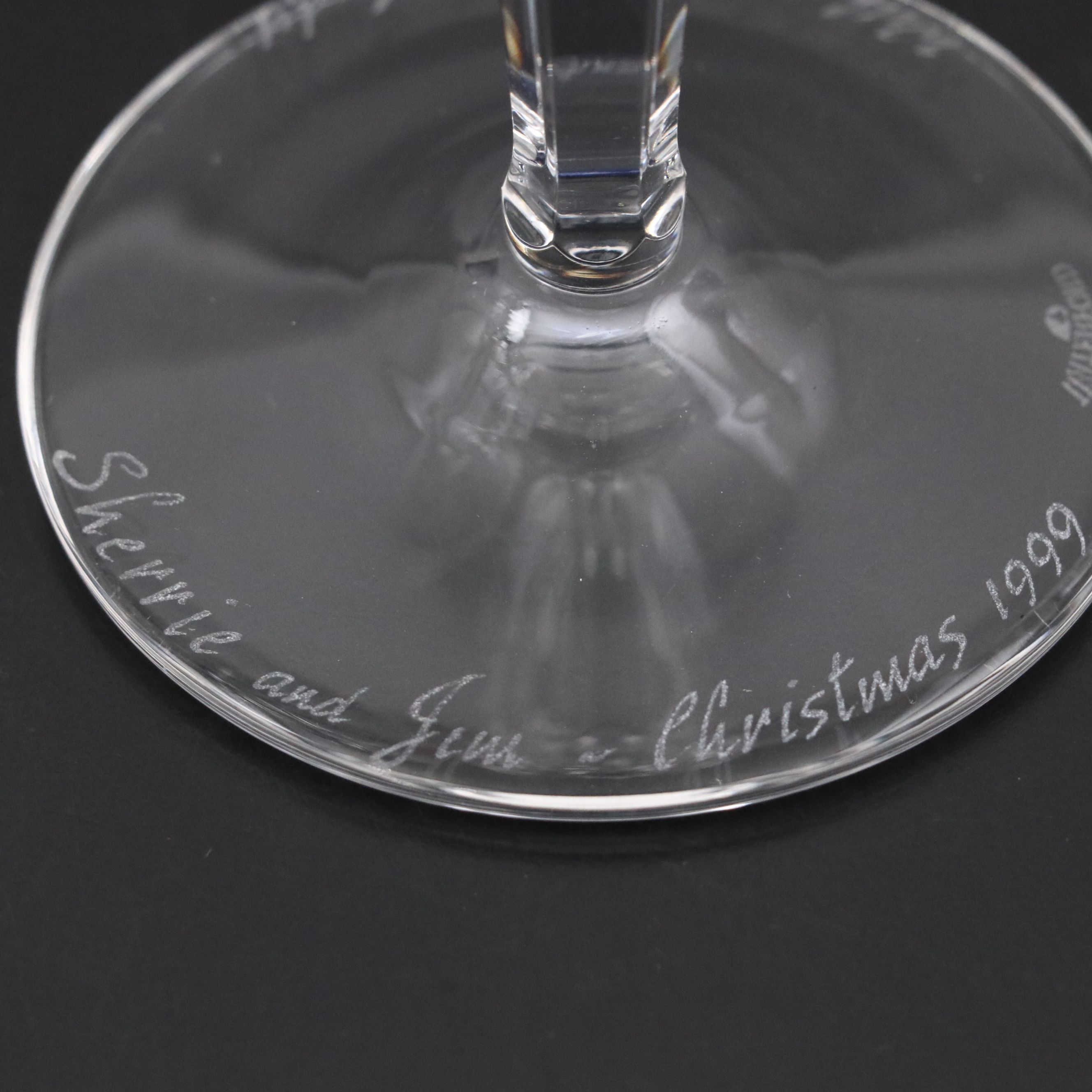 Waterford Crystal Millennium Series Champagne Flutes, 1999