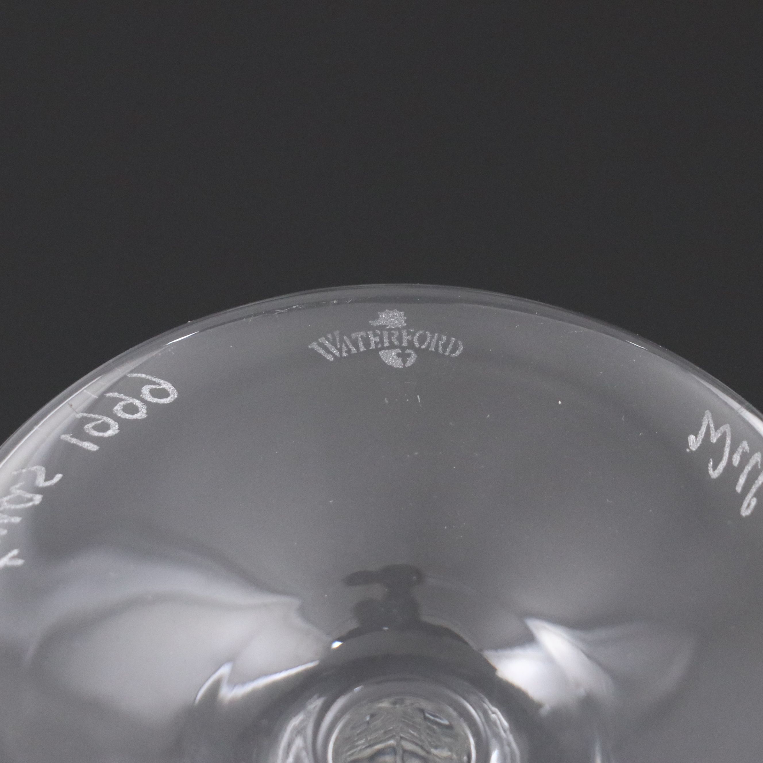 Waterford Crystal Millennium Series Champagne Flutes, 1999