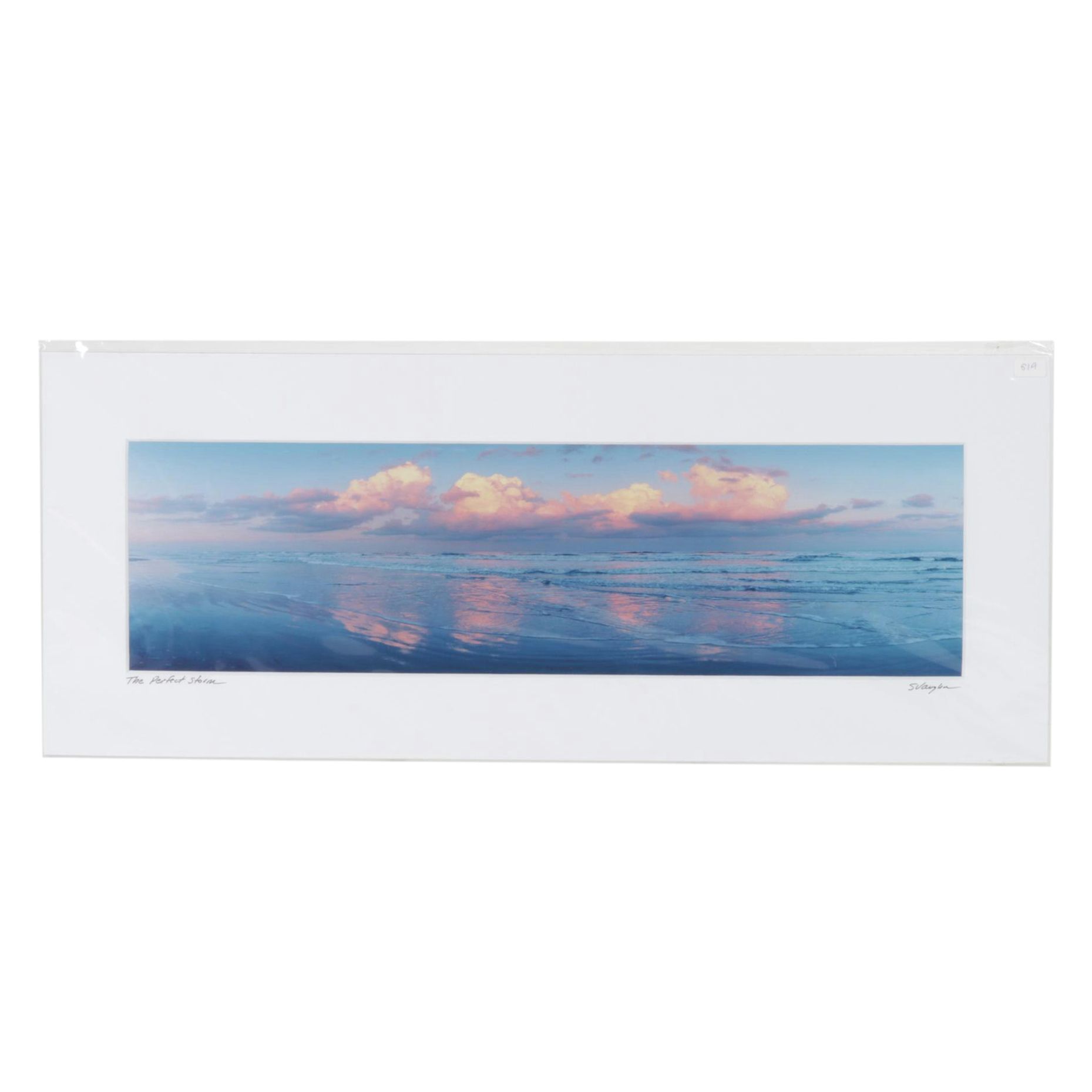 Steve Vaughn "The Perfect Storm" Panoramic Photograph, Late 20th Century