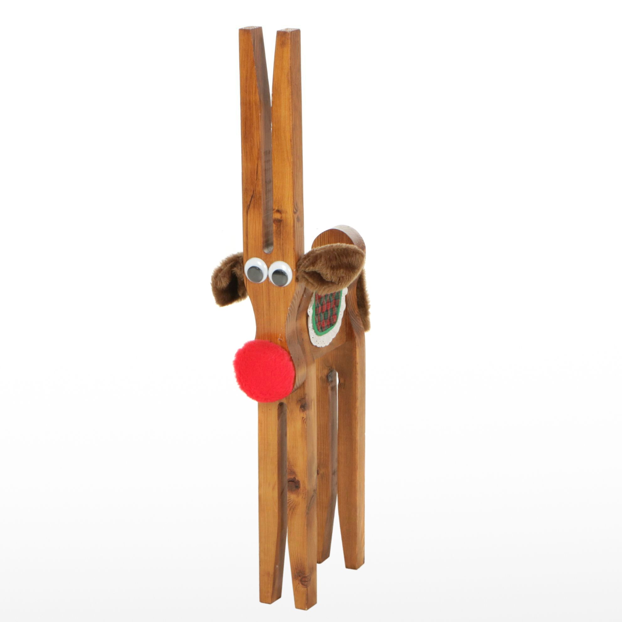 Wooden Christmas "Rudolph" Reindeer