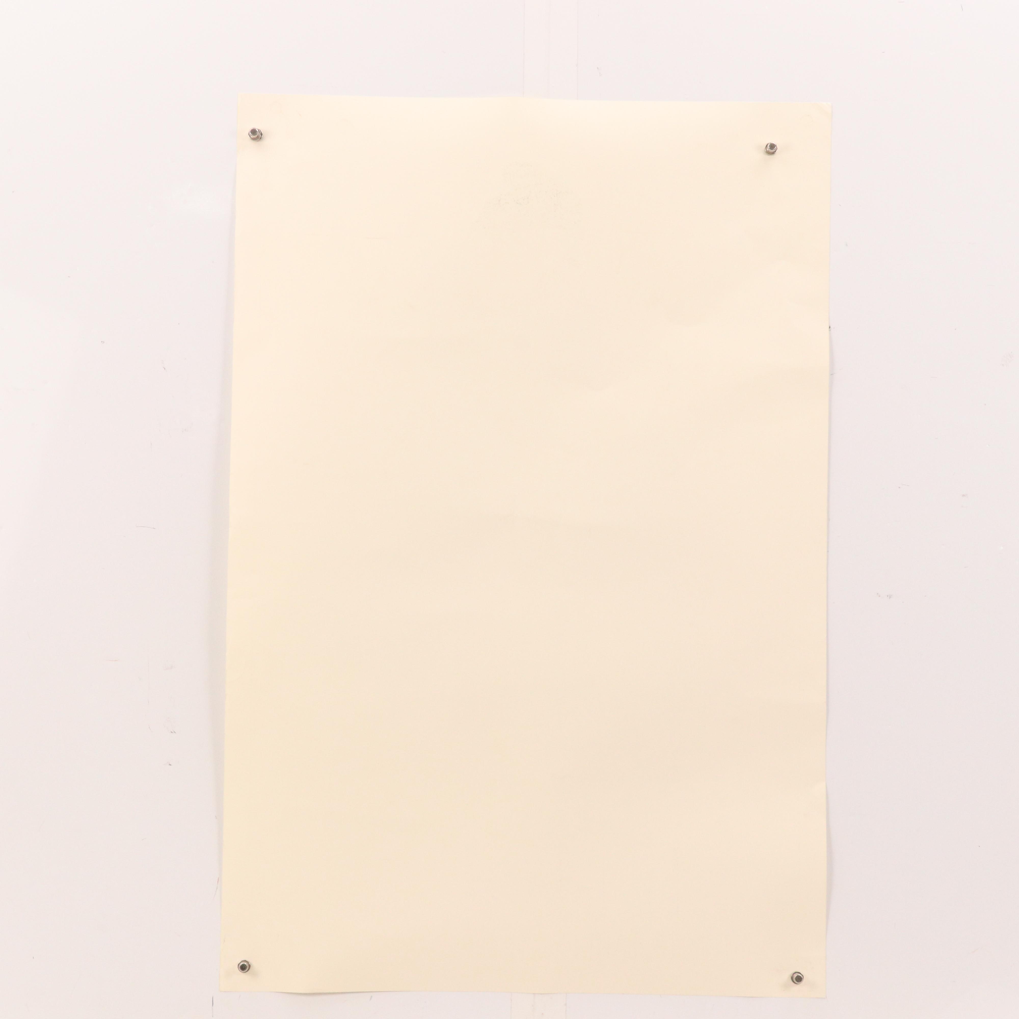 Keisai Eisen Exhibition Offset Lithograph Poster "Eisen: Prinkmaker," 1981