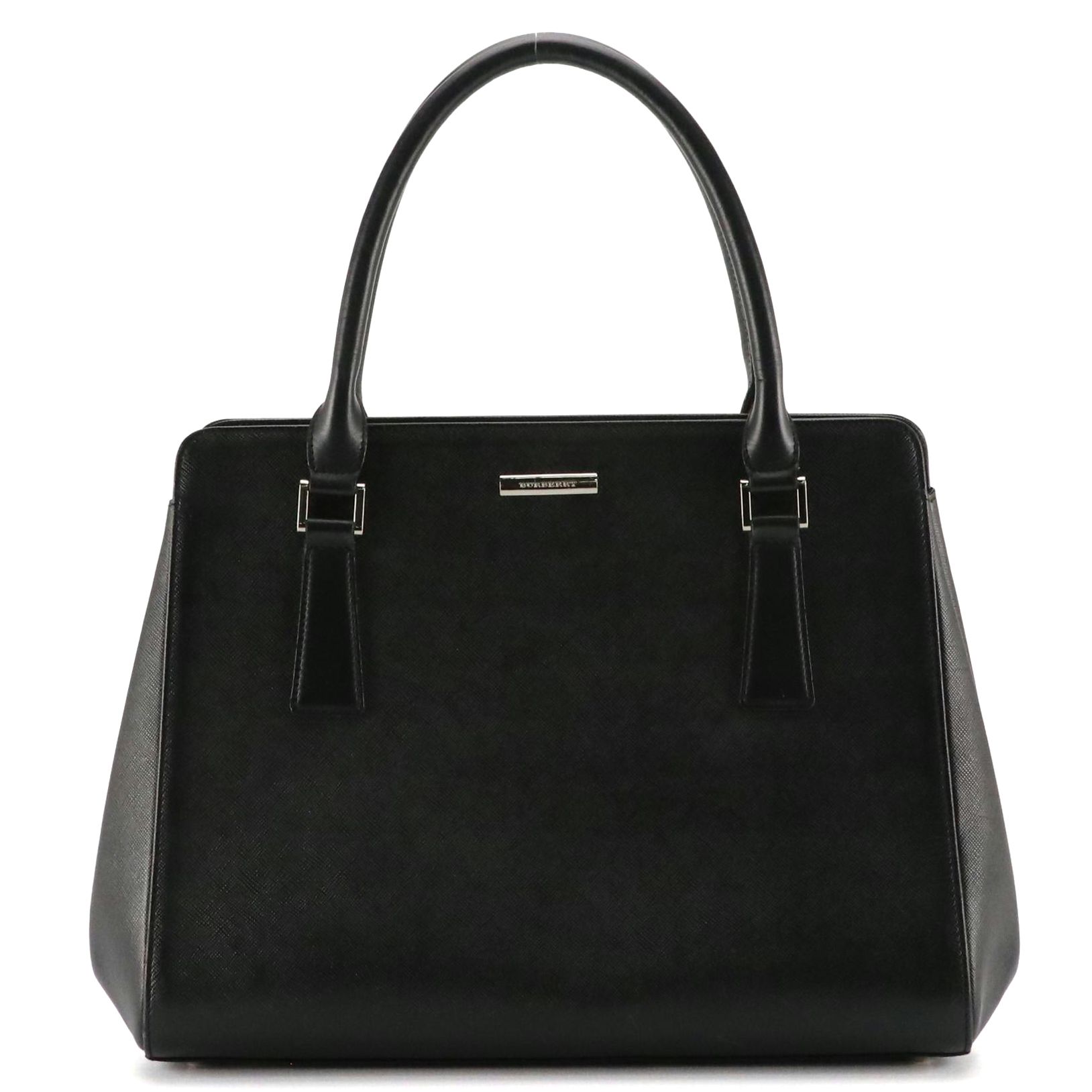 Burberry Handbag Tote in Black Saffiano Leather