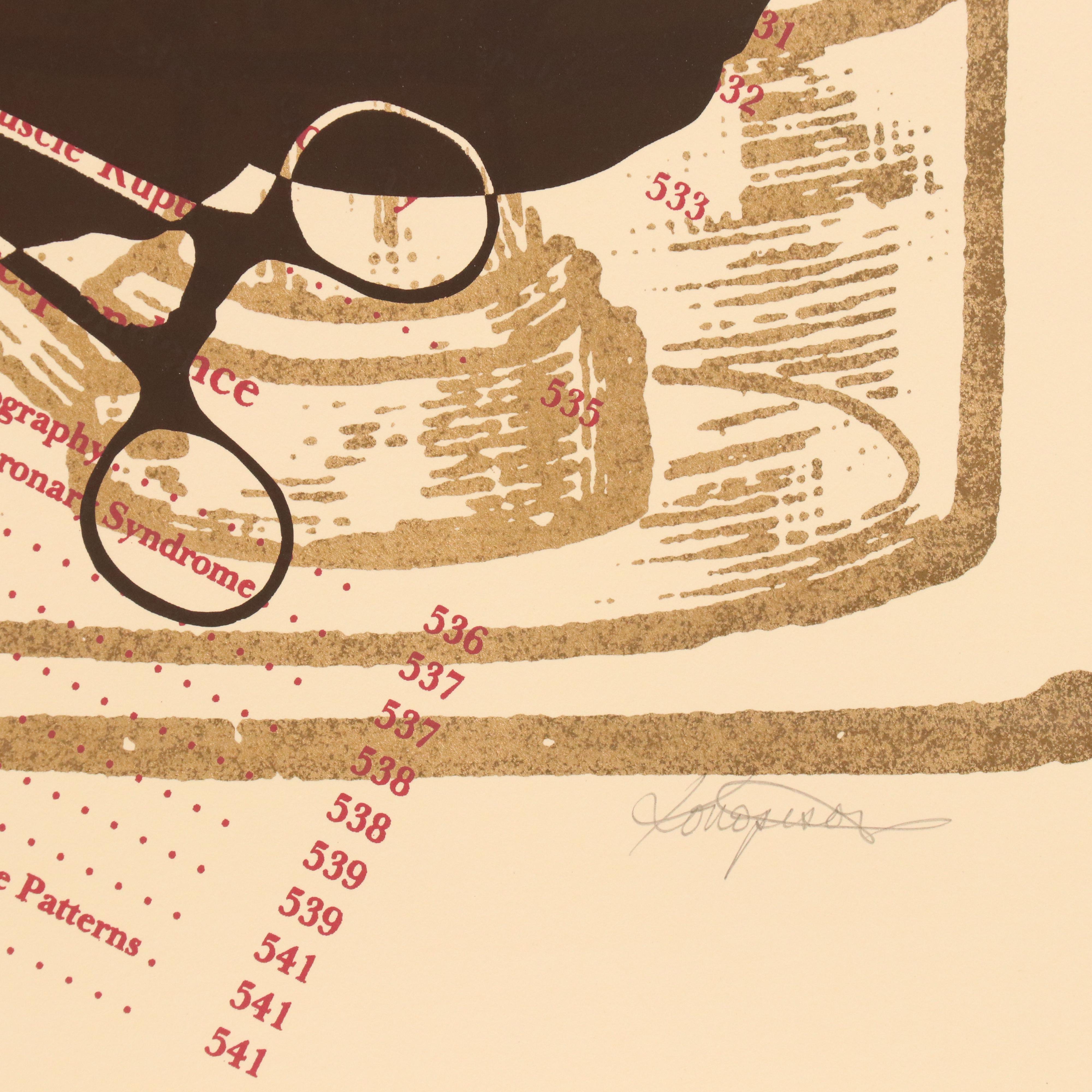 Dean Konopisos Serigraph "Medicine"