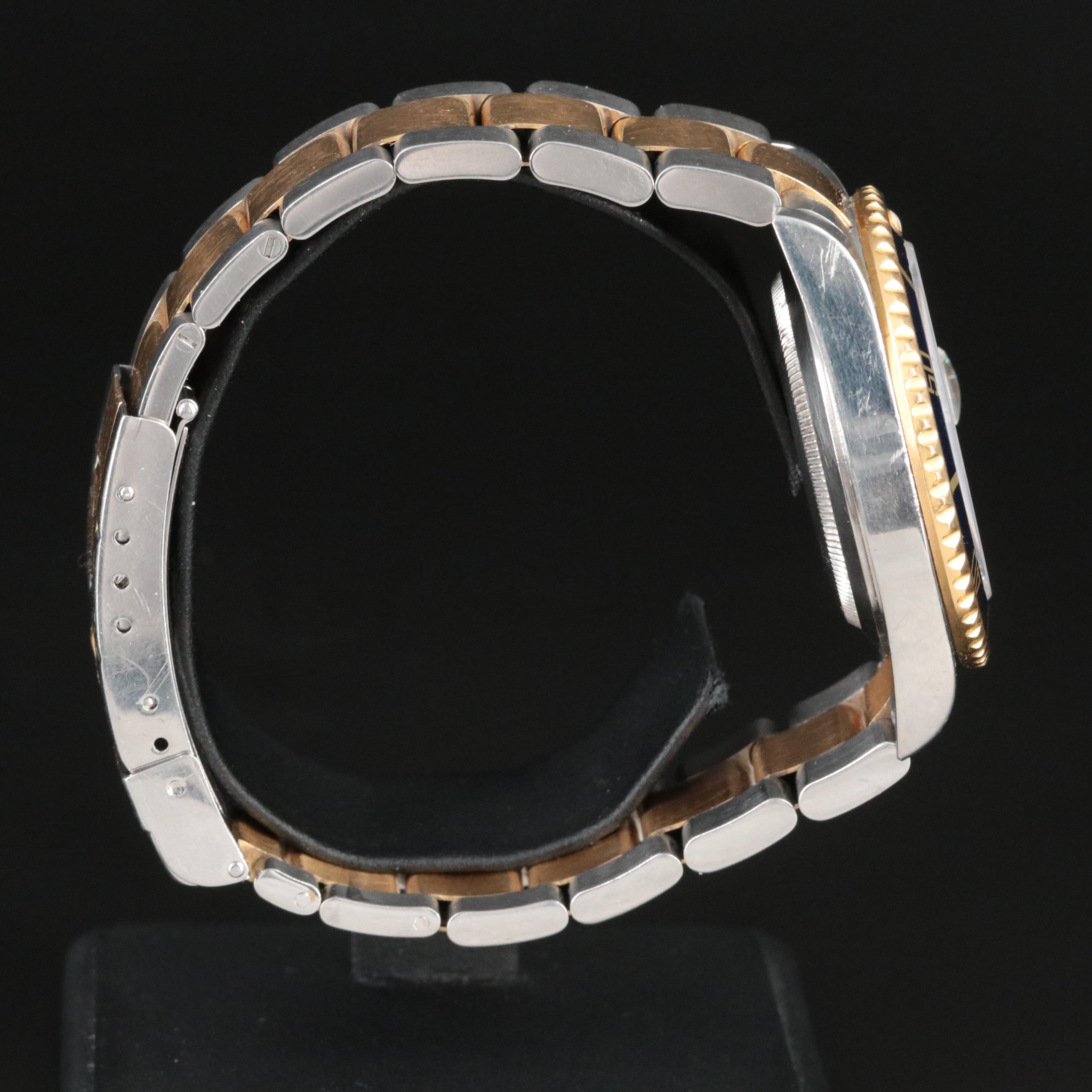 Rolex Submariner 16613 Blue 2007 Two Tone Watch