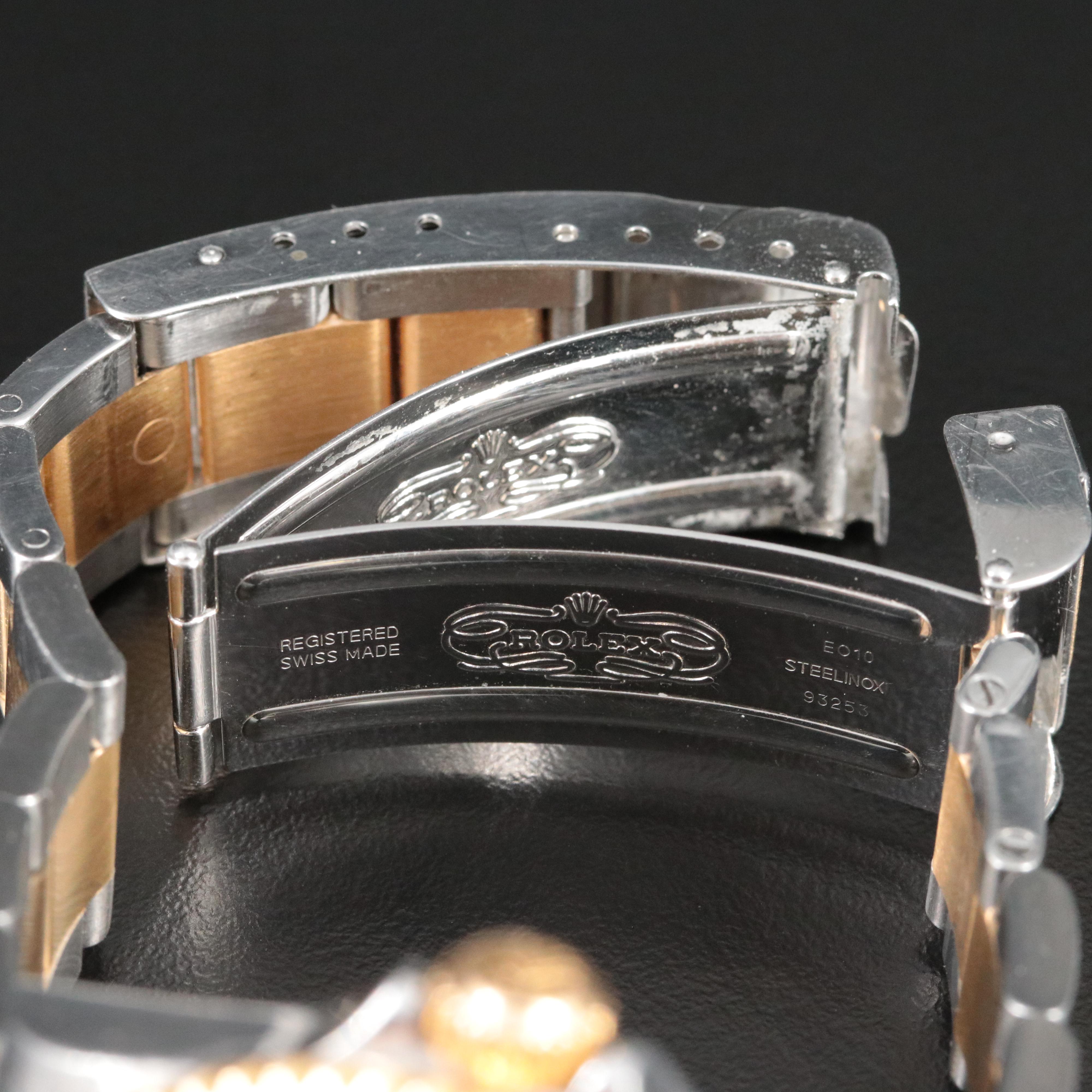 Rolex Submariner 16613 Blue 2007 Two Tone Watch