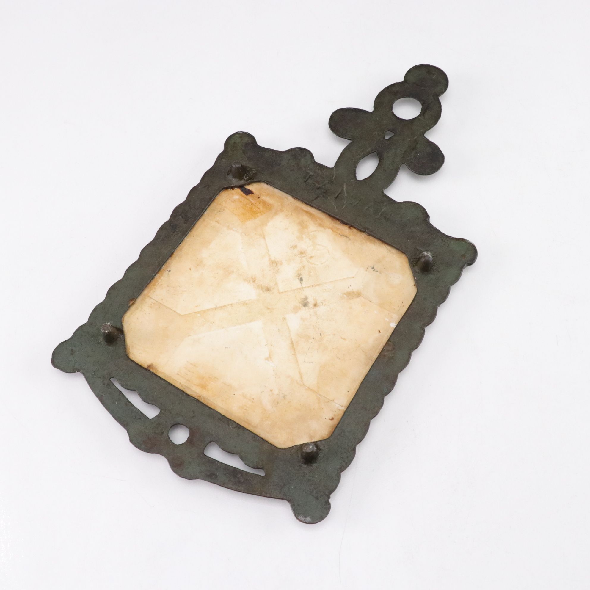 "Groovy Mushroom Toadstool" and "Country Home" Cast Iron Tile Trivets