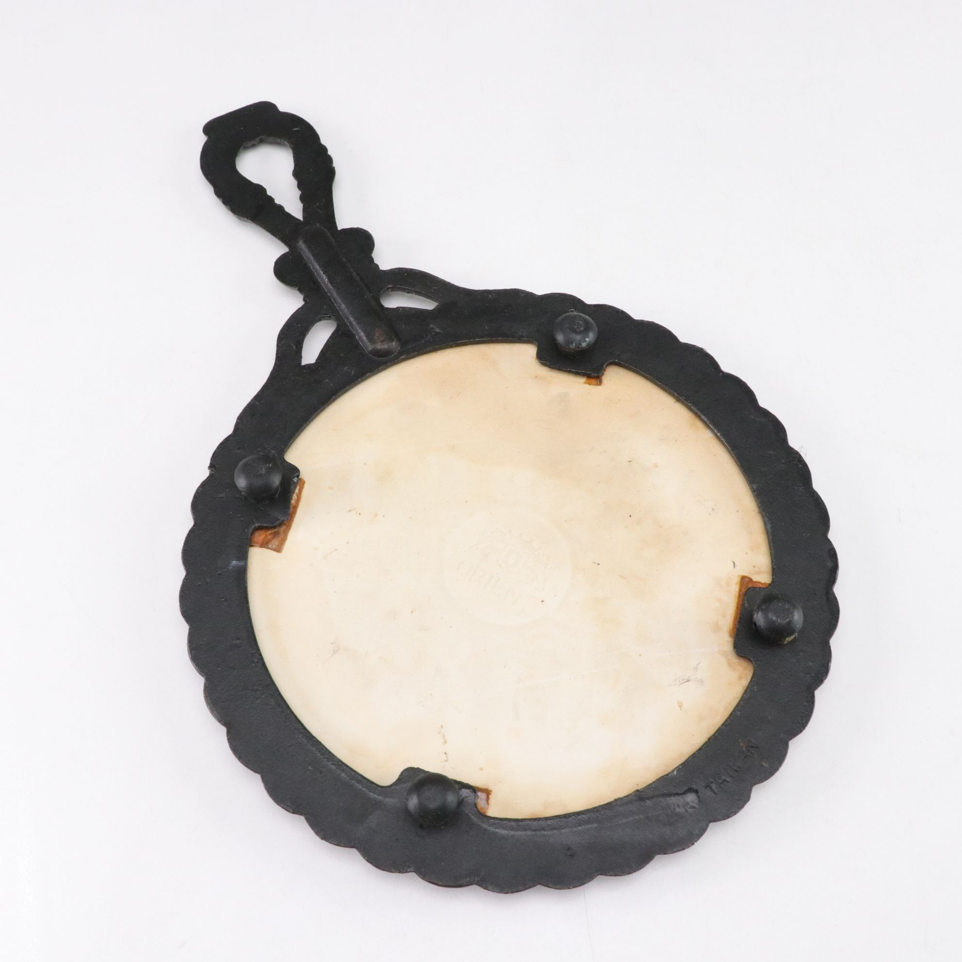 "Groovy Mushroom Toadstool" and "Country Home" Cast Iron Tile Trivets