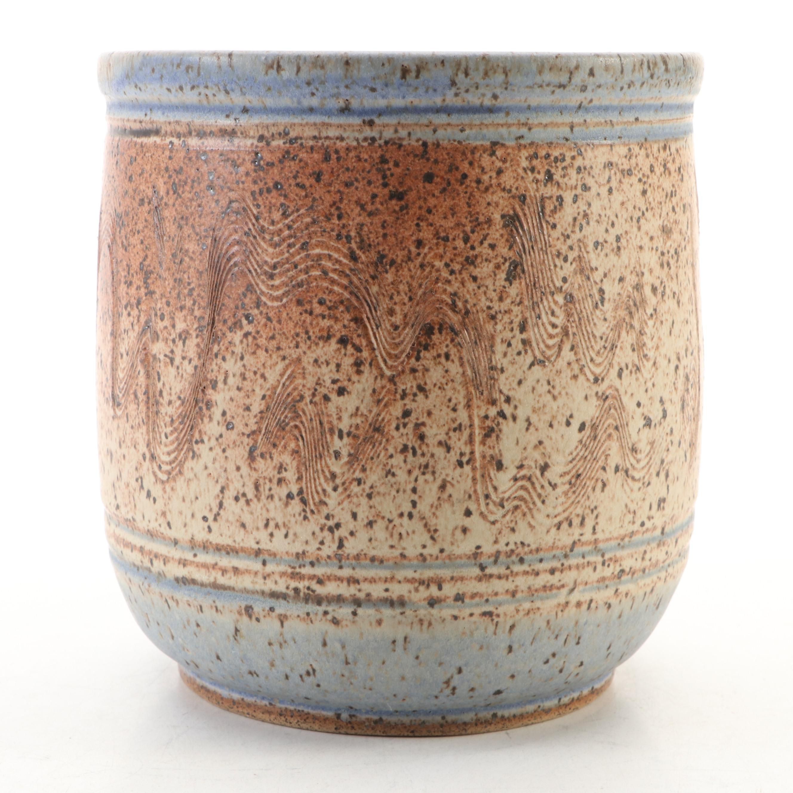 Dick Overman Handcrafted Stoneware Vase