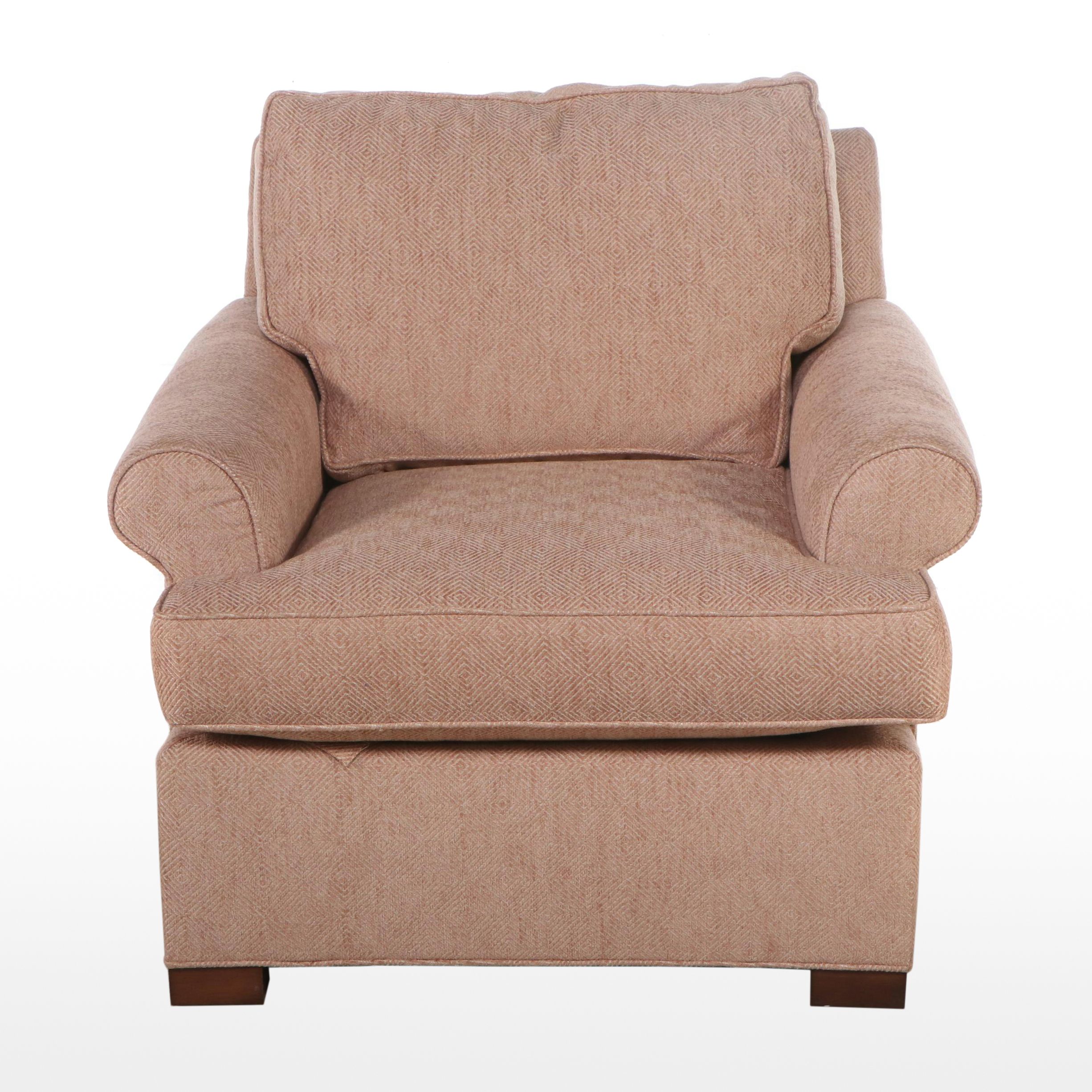 Ambella Home Collection Contemporary Chenille Upholstered Armchair