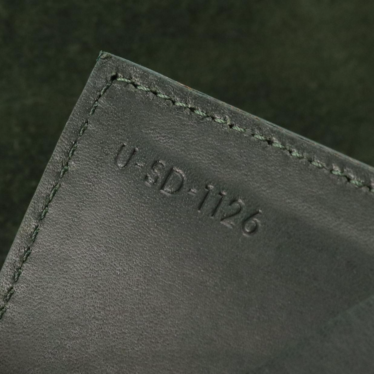 Céline Biker Crossbody Bag in Dark Green Calfskin Leather