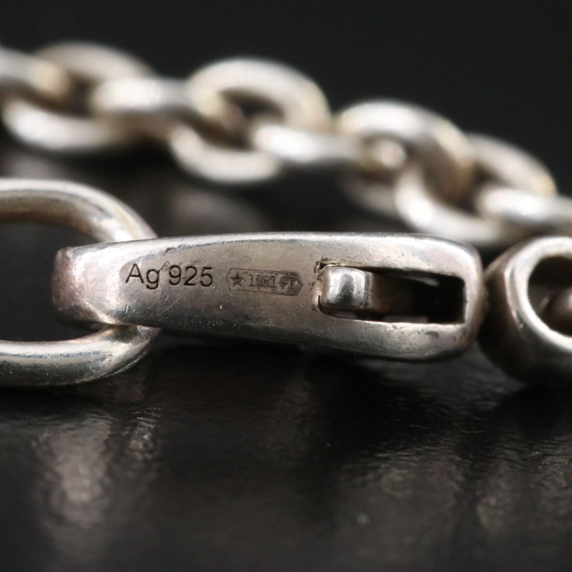 Gucci Britt Sterling Interlocking G Necklace