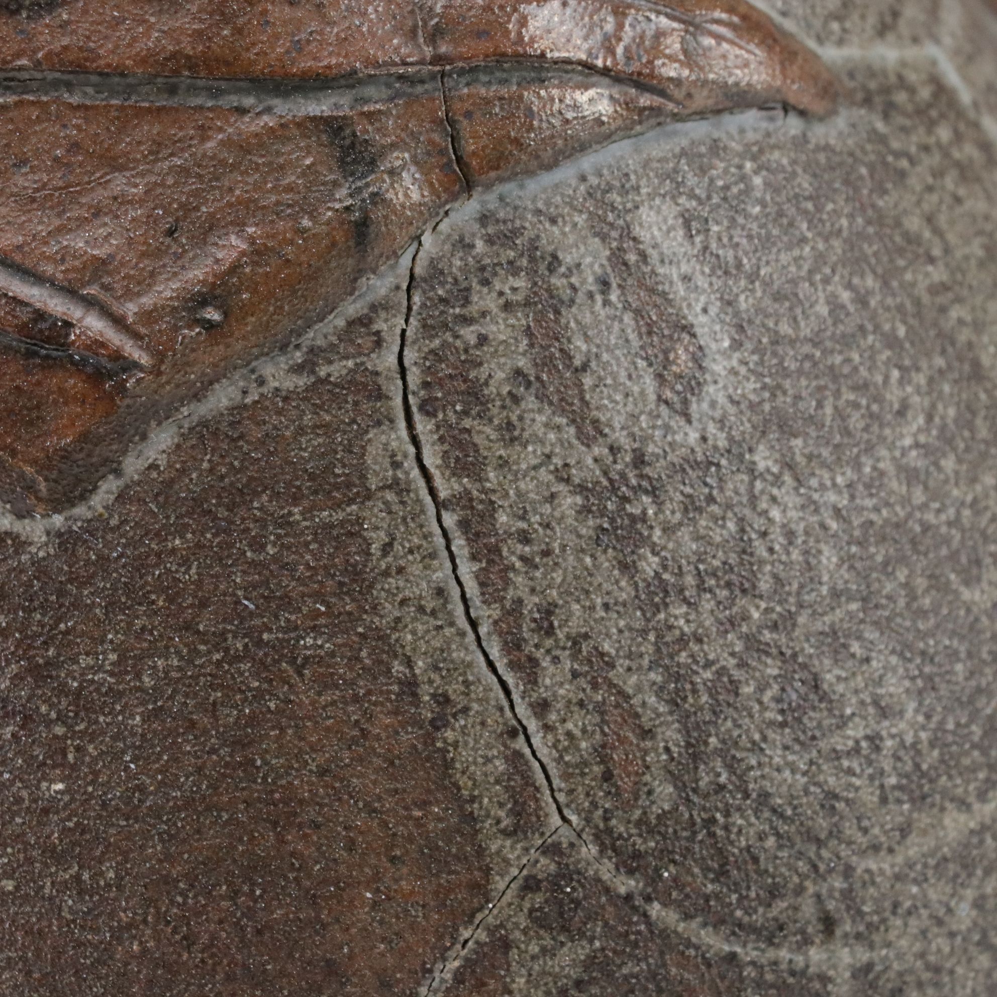 Alfonso Otero Regal Abstract Porcelain Sculpture and Wickham Stoneware Vase