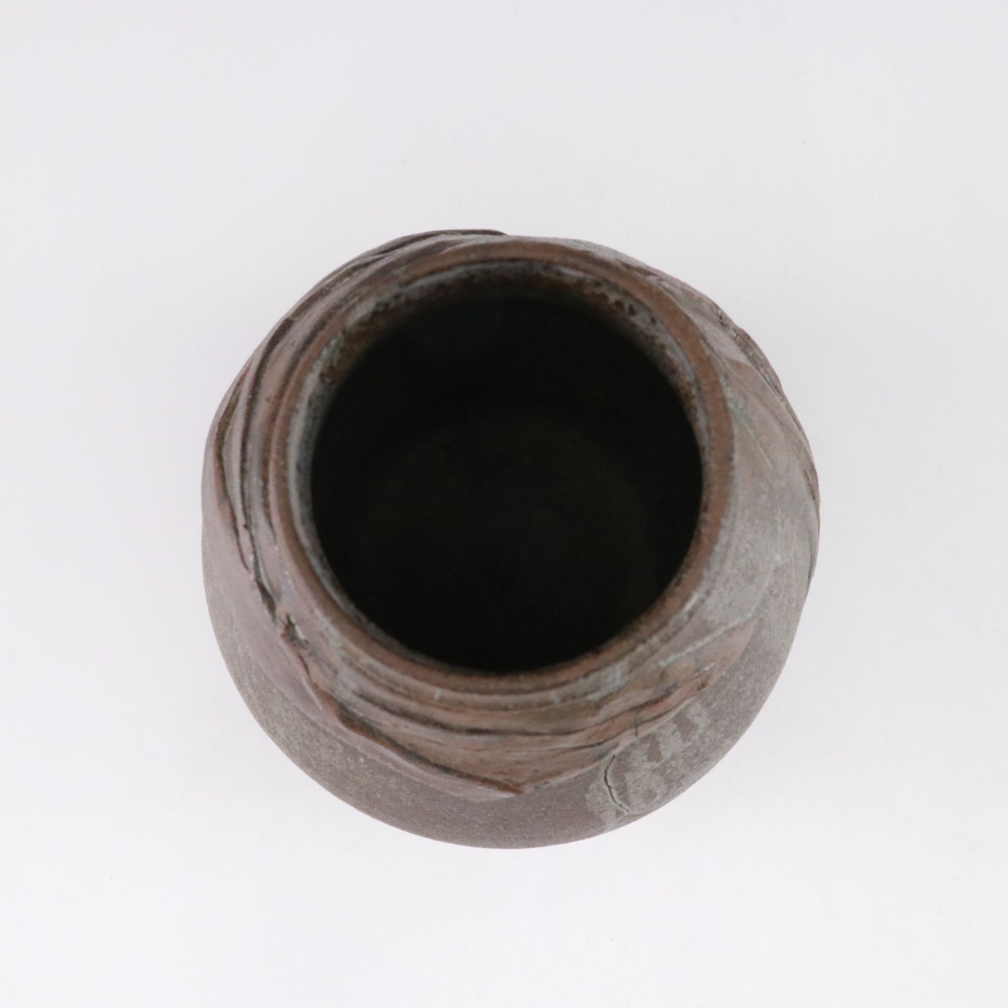 Alfonso Otero Regal Abstract Porcelain Sculpture and Wickham Stoneware Vase