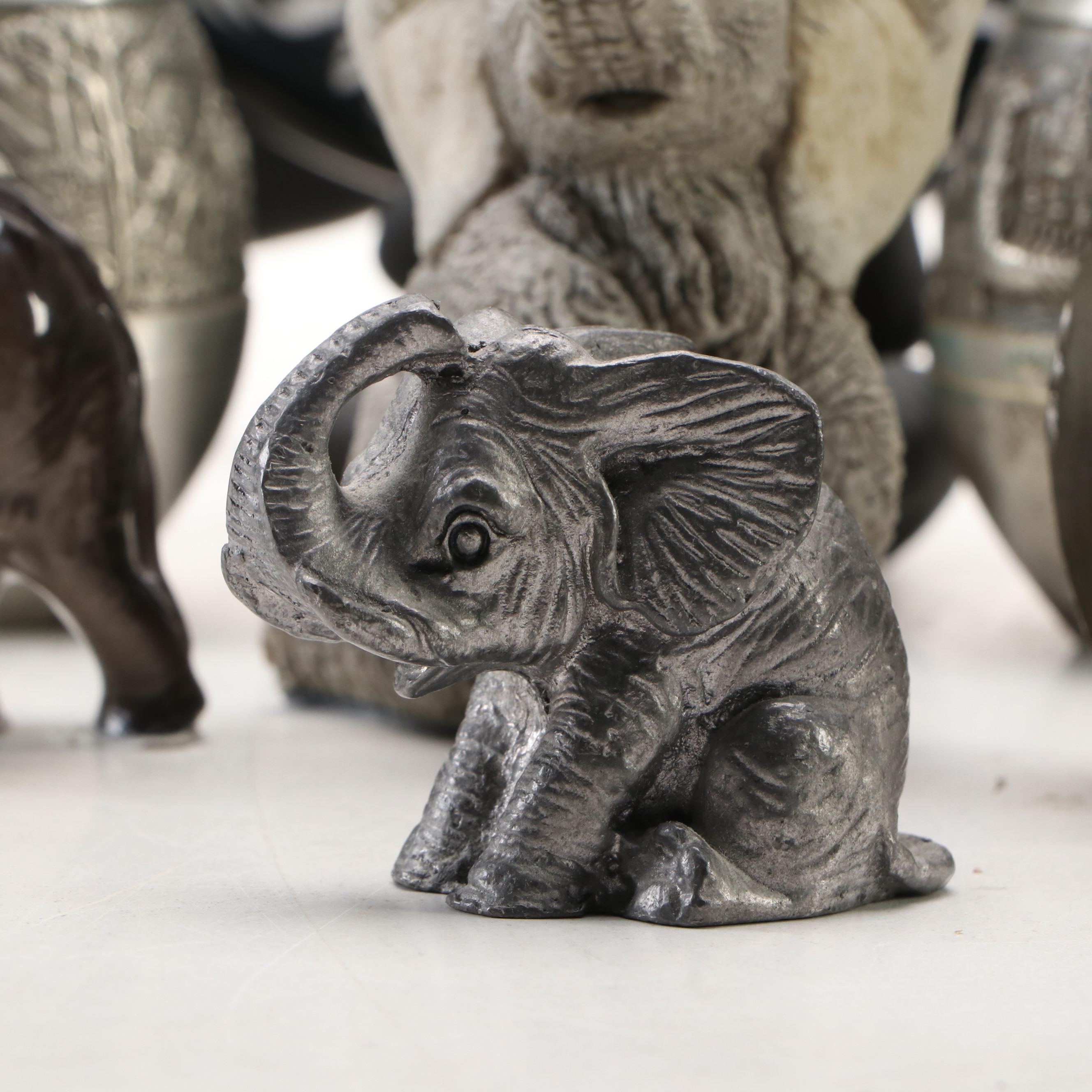 Thai Souvenir Salt and Pepper Shakers and More Elephant Themed Décor