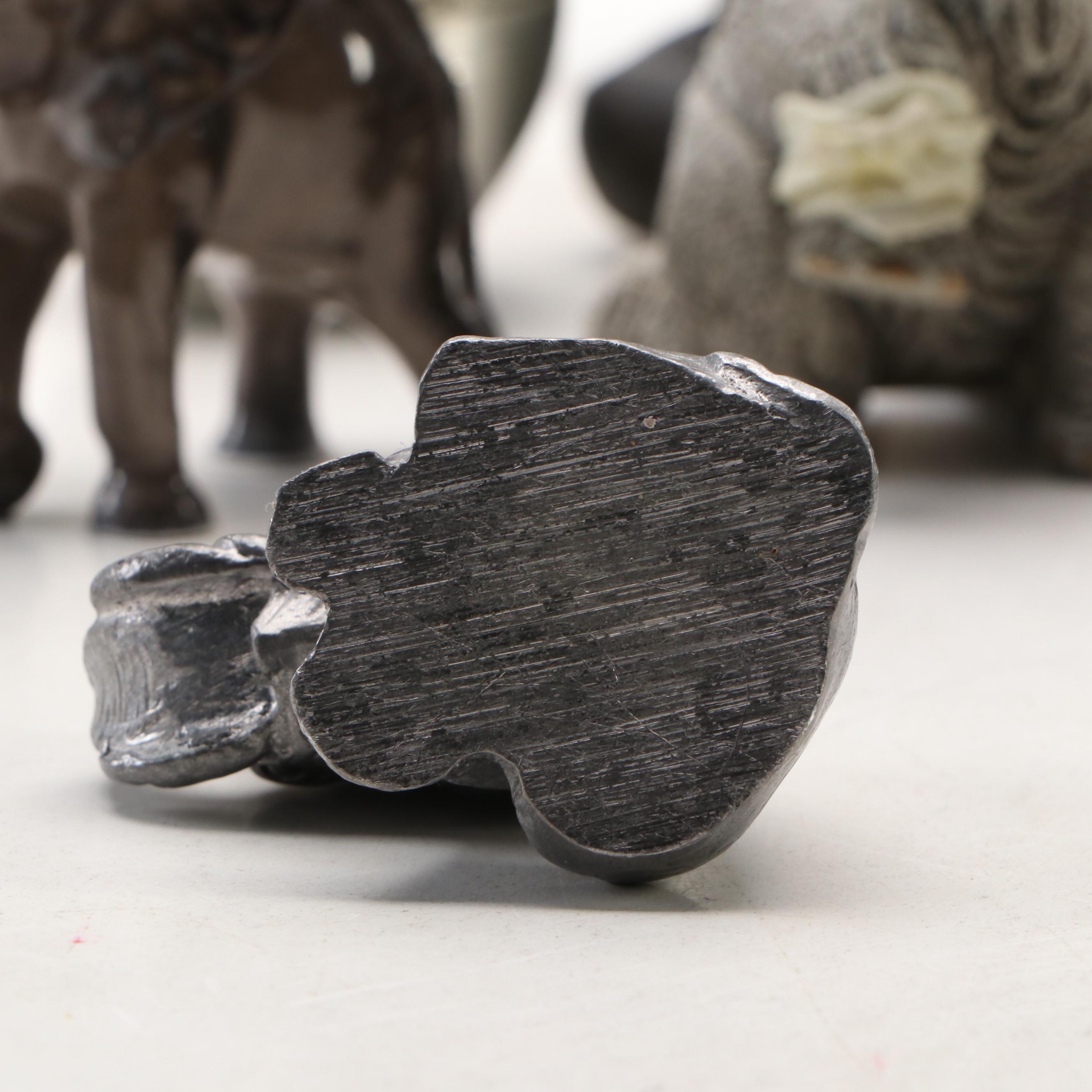 Thai Souvenir Salt and Pepper Shakers and More Elephant Themed Décor