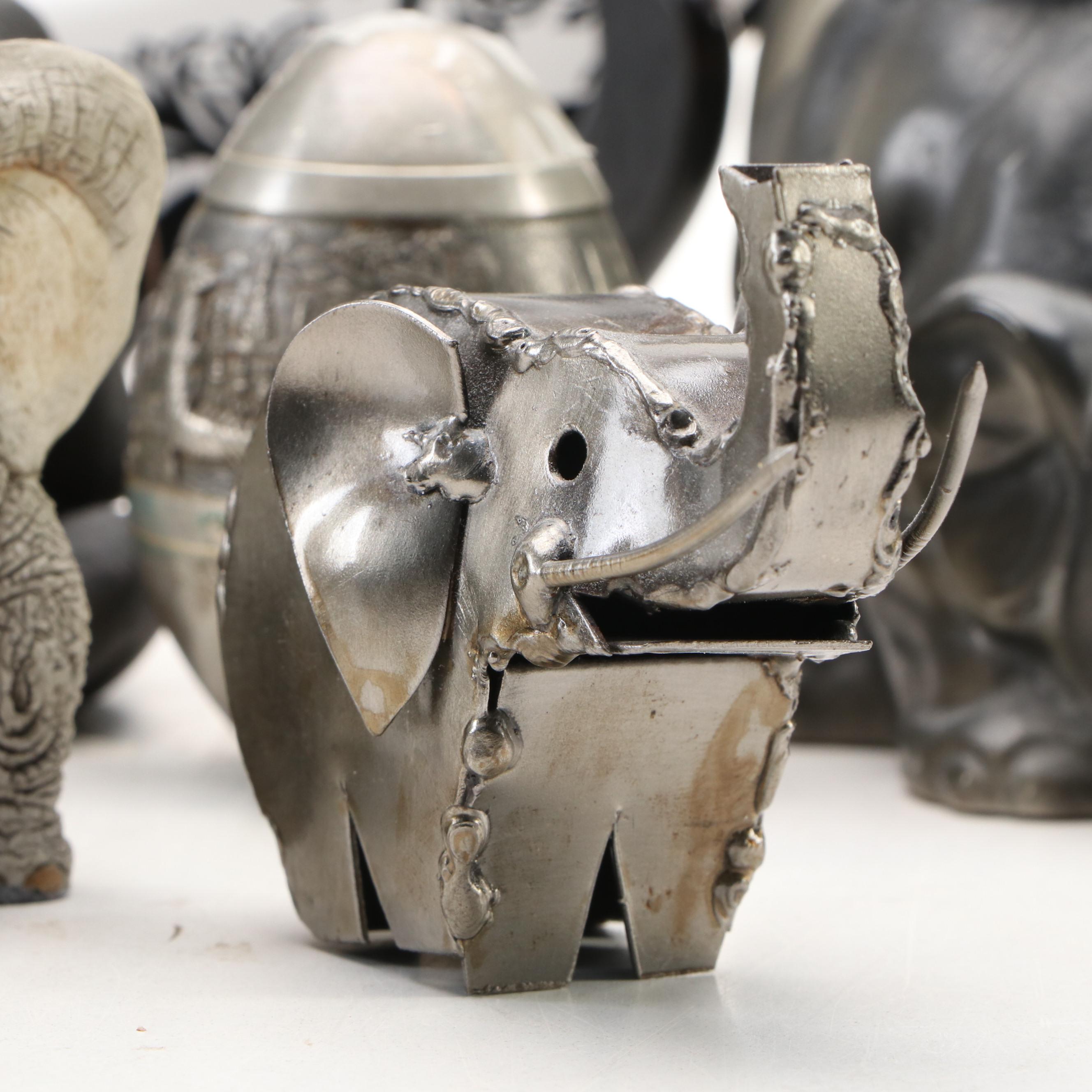 Thai Souvenir Salt and Pepper Shakers and More Elephant Themed Décor