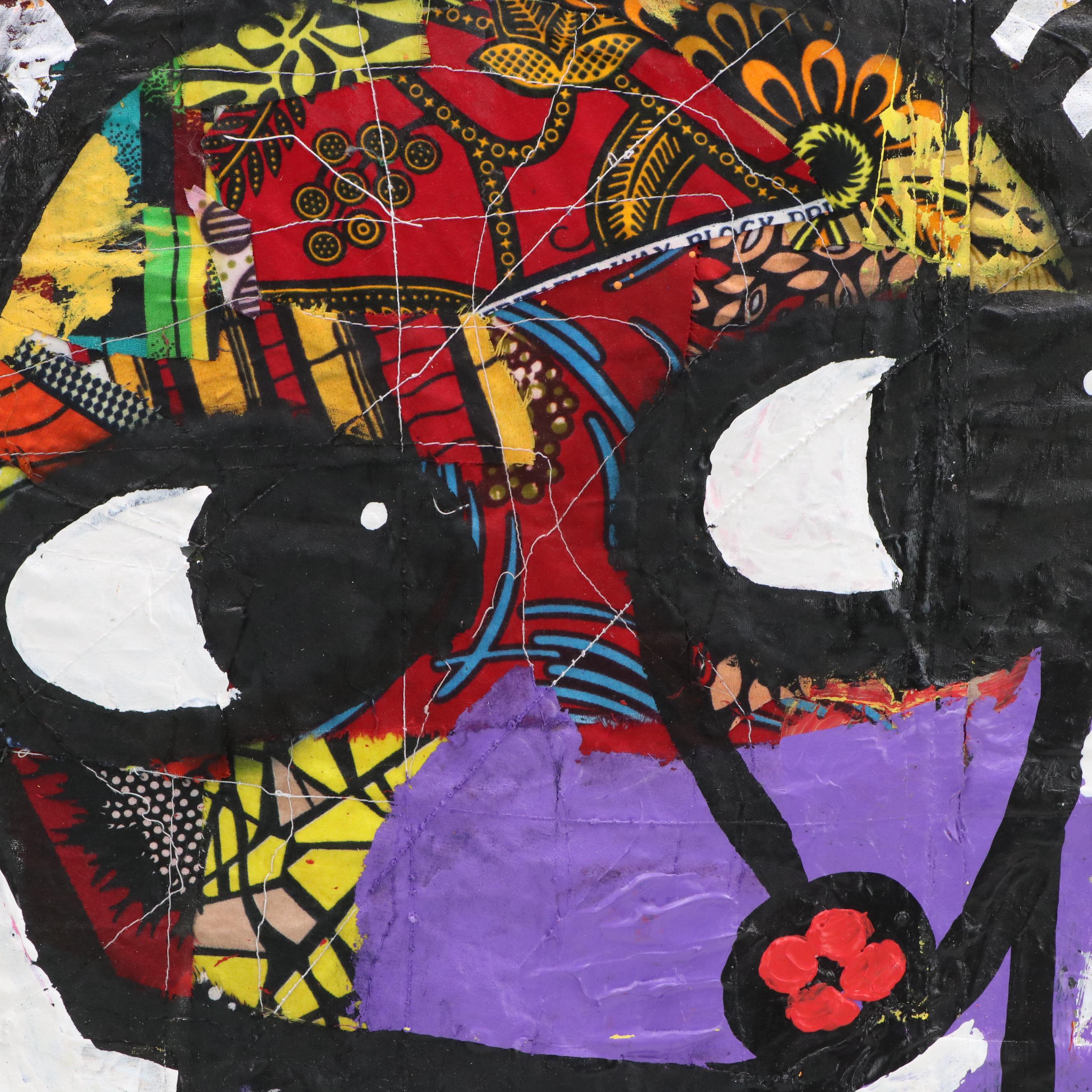 Abiola Idowu Stylized Portrait Collage "My Everything," 2024