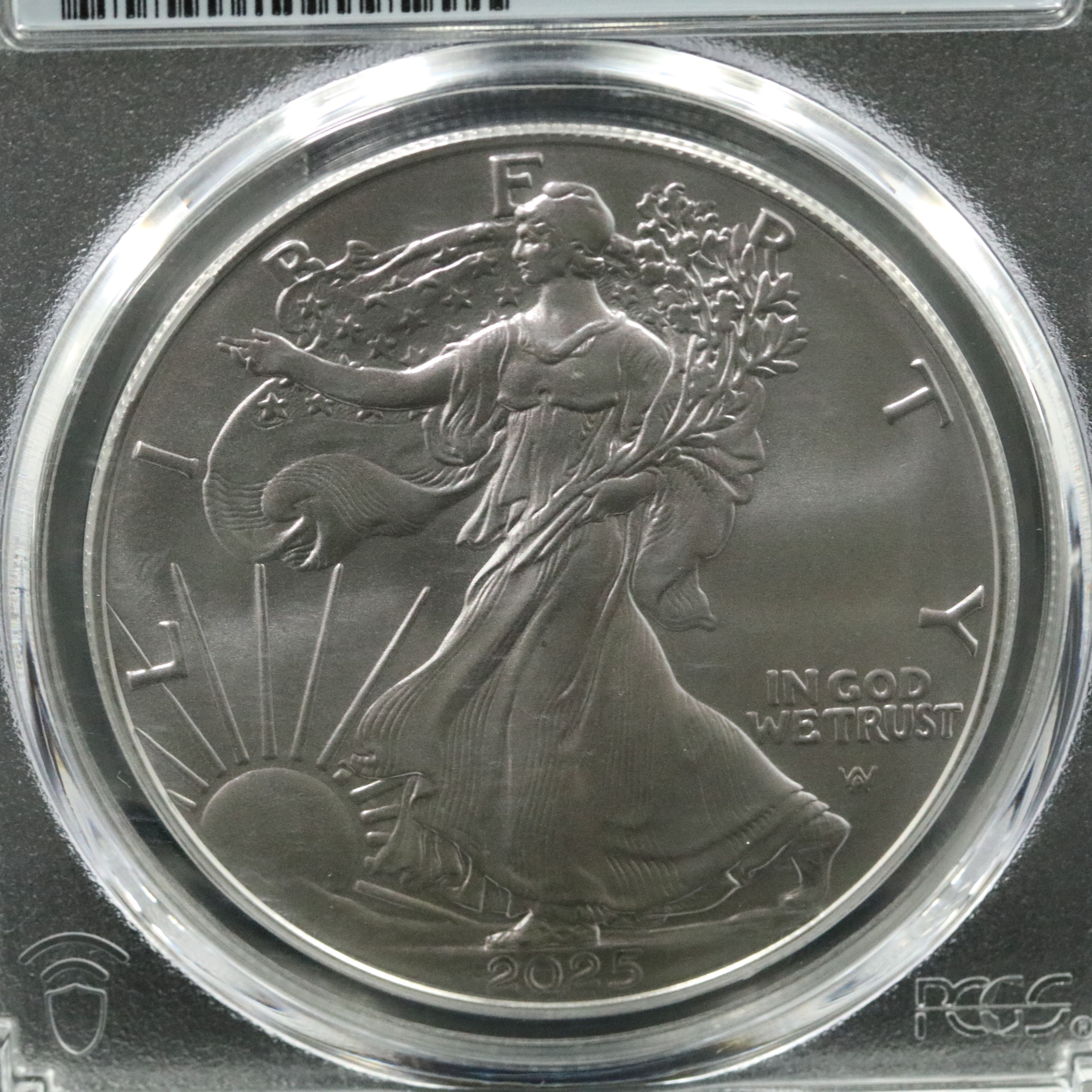 PCGS Graded MS70 2025 $1 American Silver Eagle