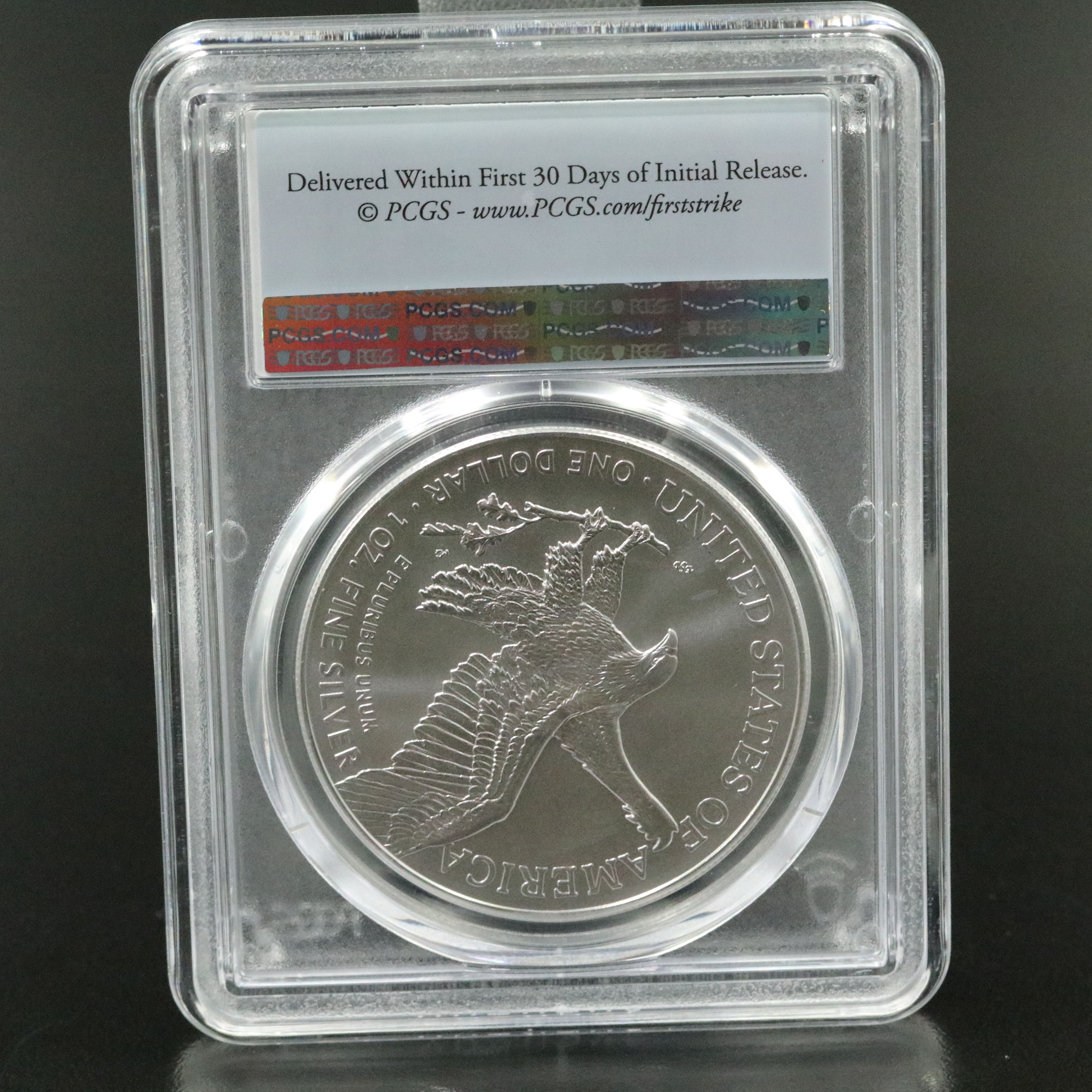 PCGS Graded MS70 2025 $1 American Silver Eagle