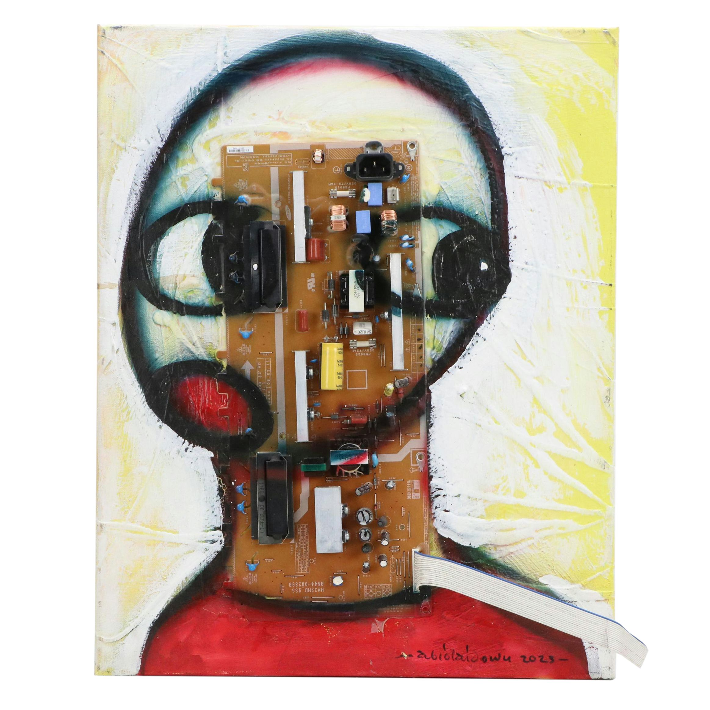 Abiola Idowu Stylized Portrait Collage "The Journey So Far," 2023