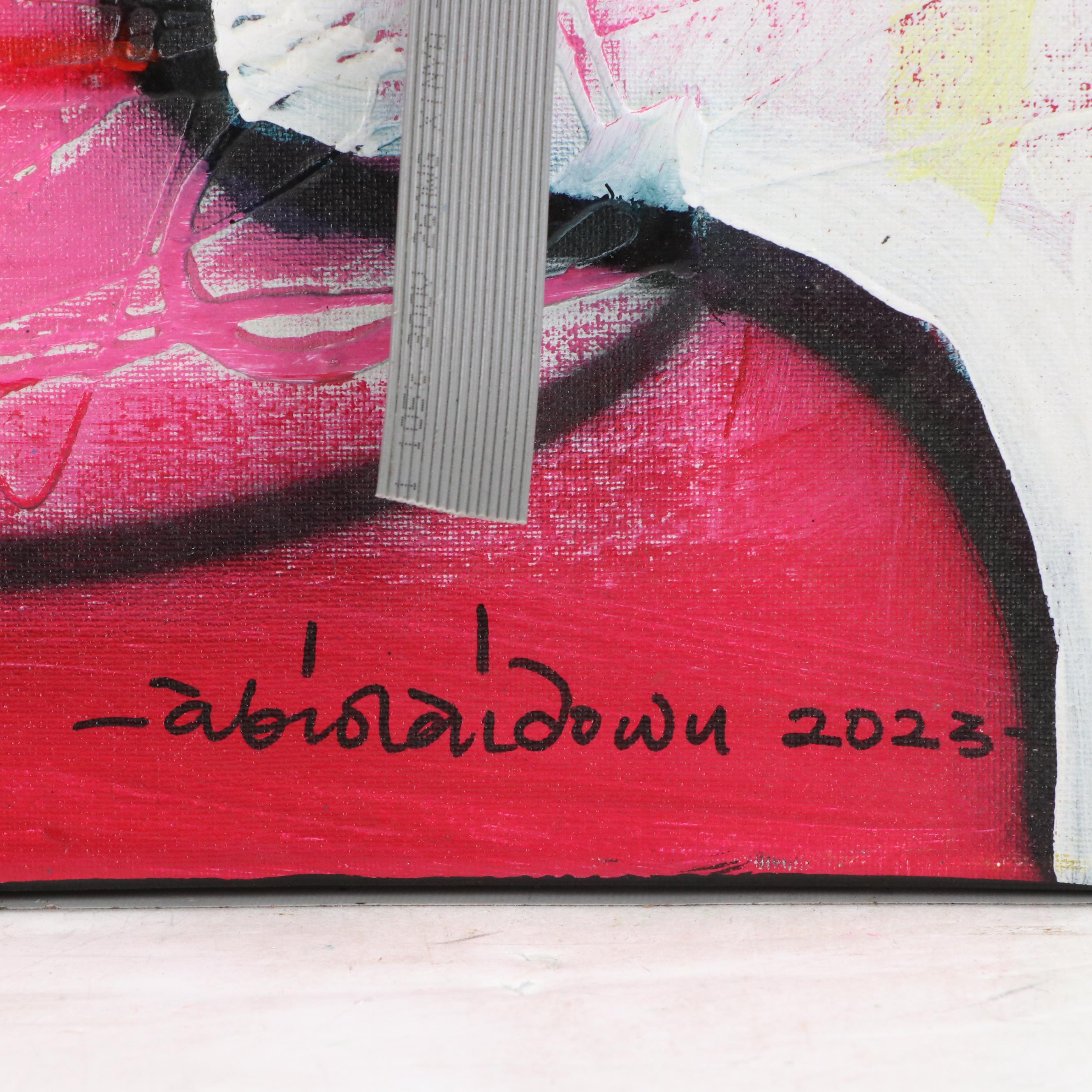 Abiola Idowu Stylized Portrait Collage "Life of Joy," 2023