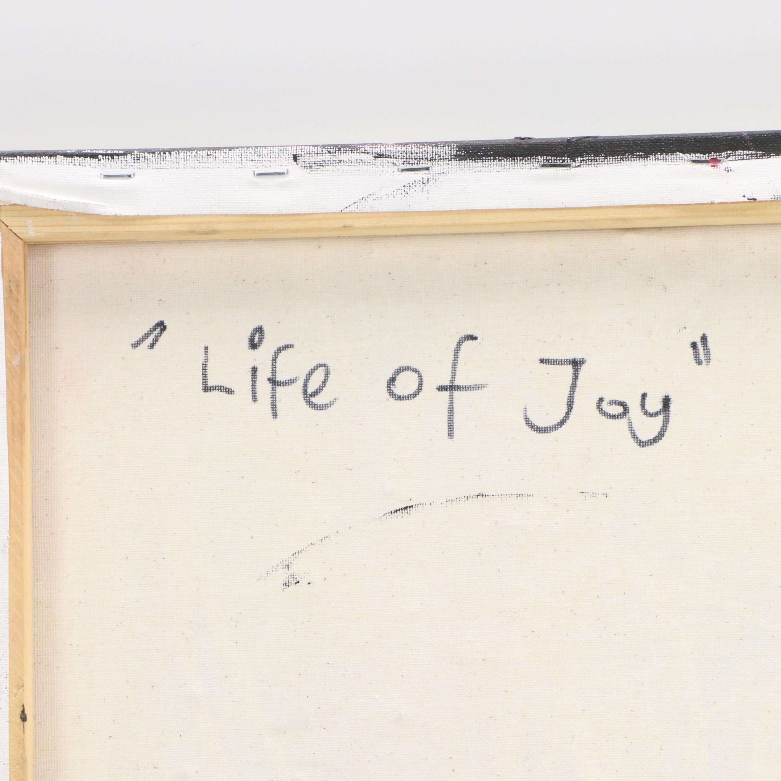 Abiola Idowu Stylized Portrait Collage "Life of Joy," 2023