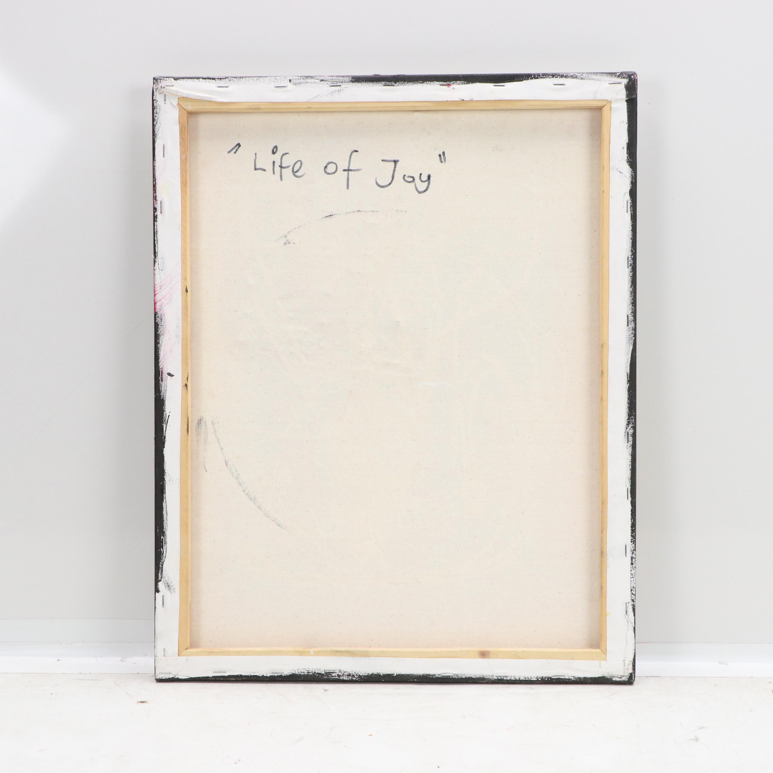 Abiola Idowu Stylized Portrait Collage "Life of Joy," 2023