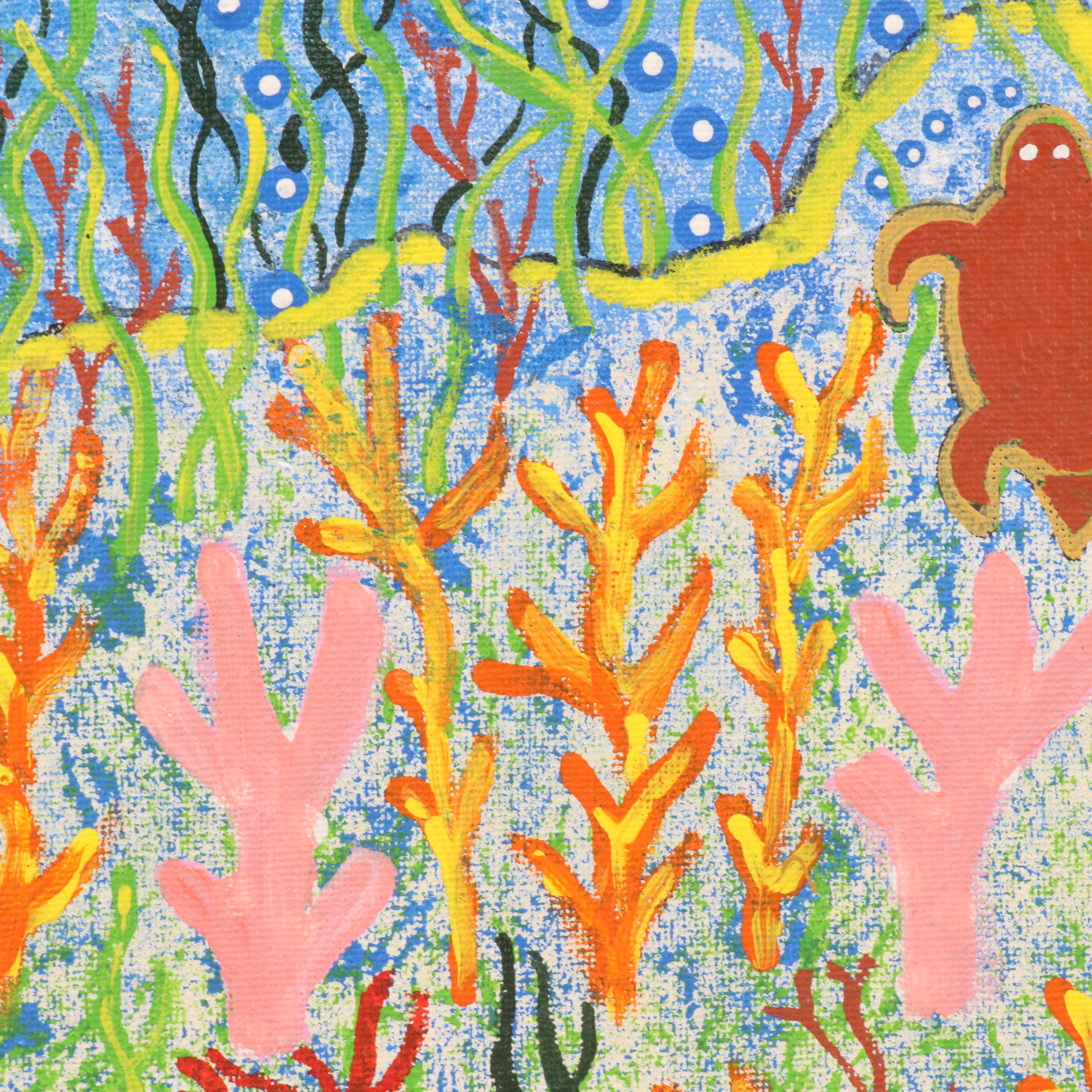 Beryl Shuan Under Water Acrylic Painting