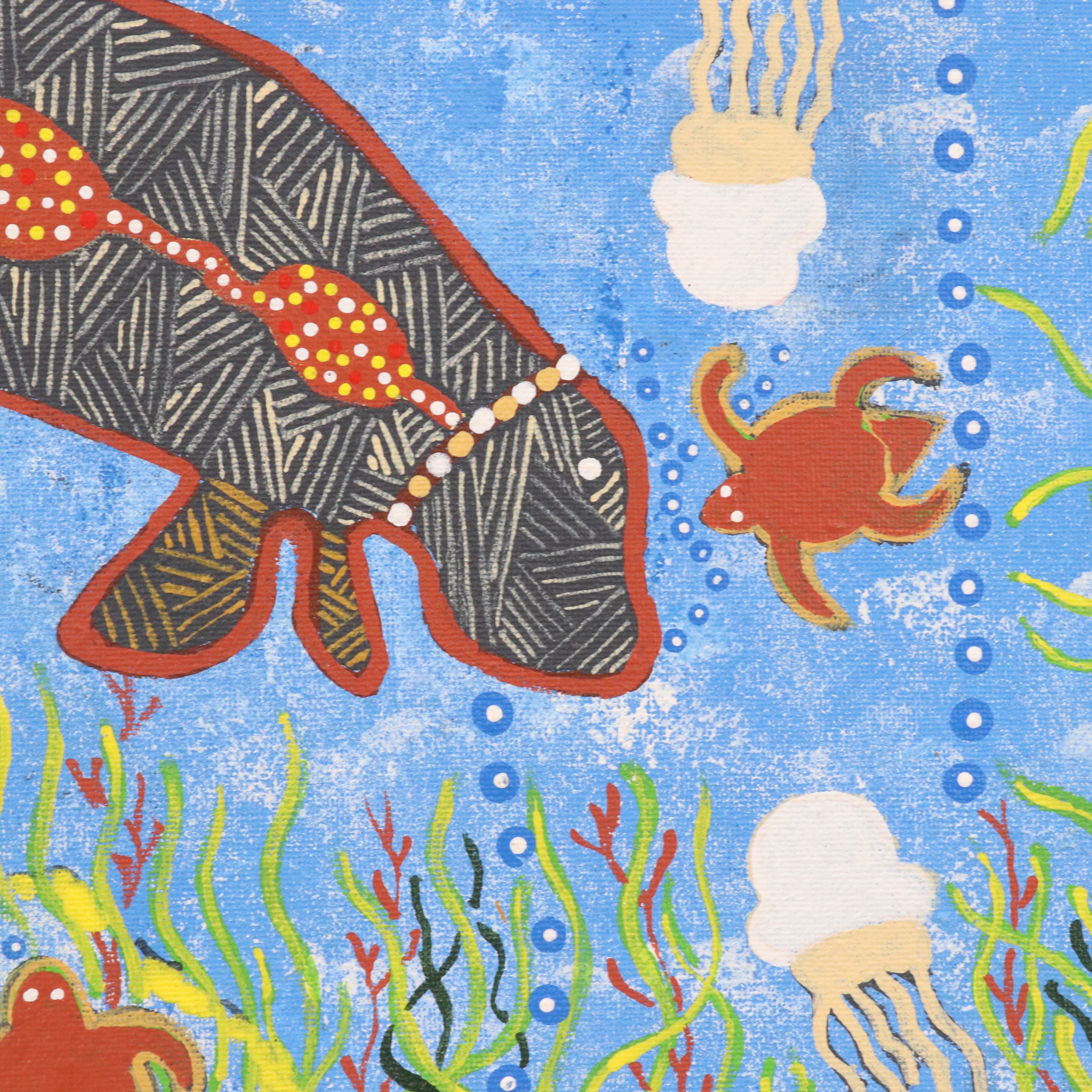 Beryl Shuan Under Water Acrylic Painting